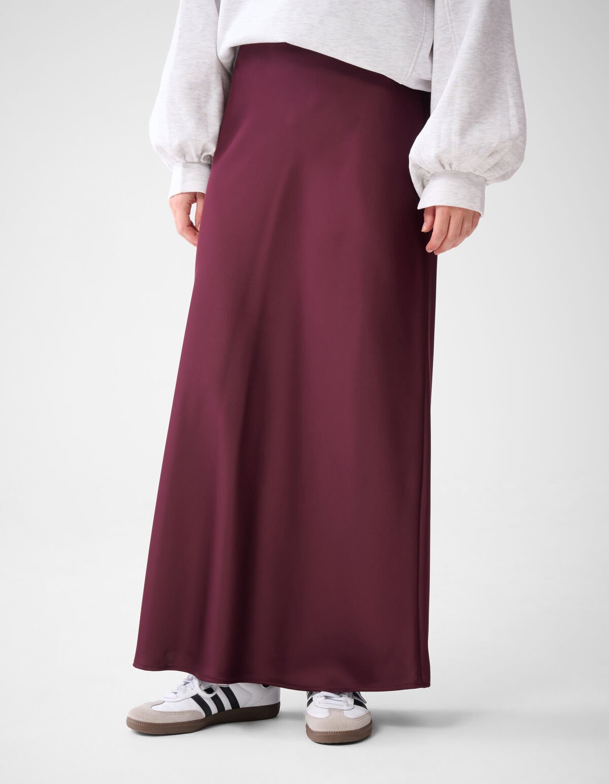 Satijnen Rok Donkerrood By Lonneke SHOEBY WOMEN