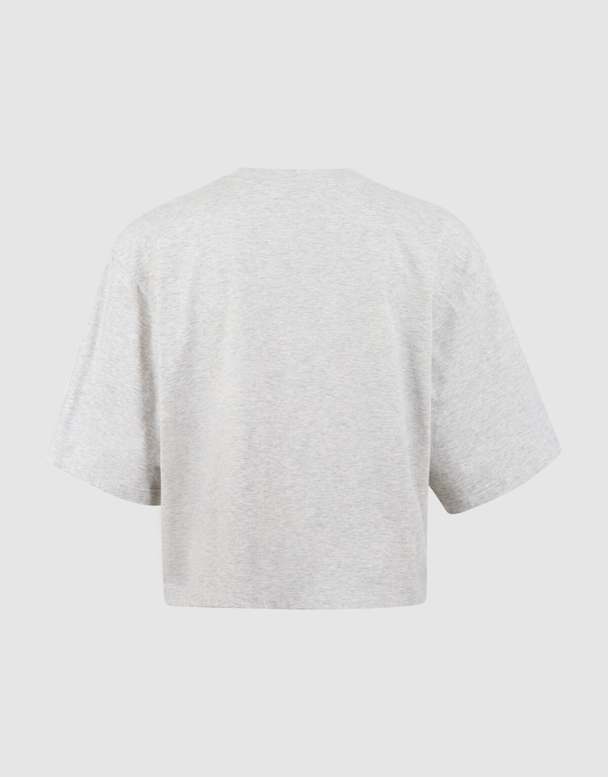 Oversized Logo T-shirt Lichtgrijs By Mieke SHOEBY WOMEN