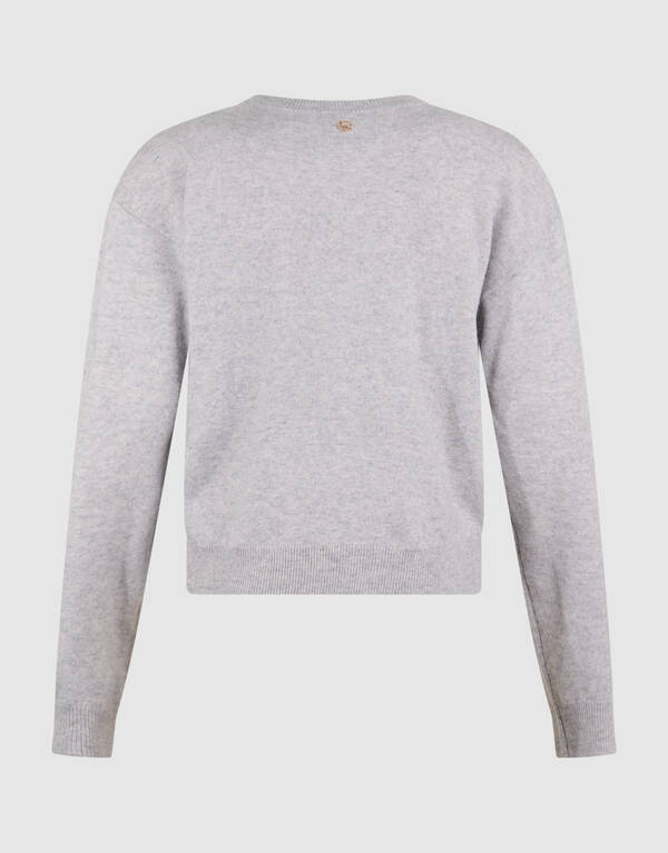 Gebreide Trui Lichtgrijs By Lonneke SHOEBY WOMEN