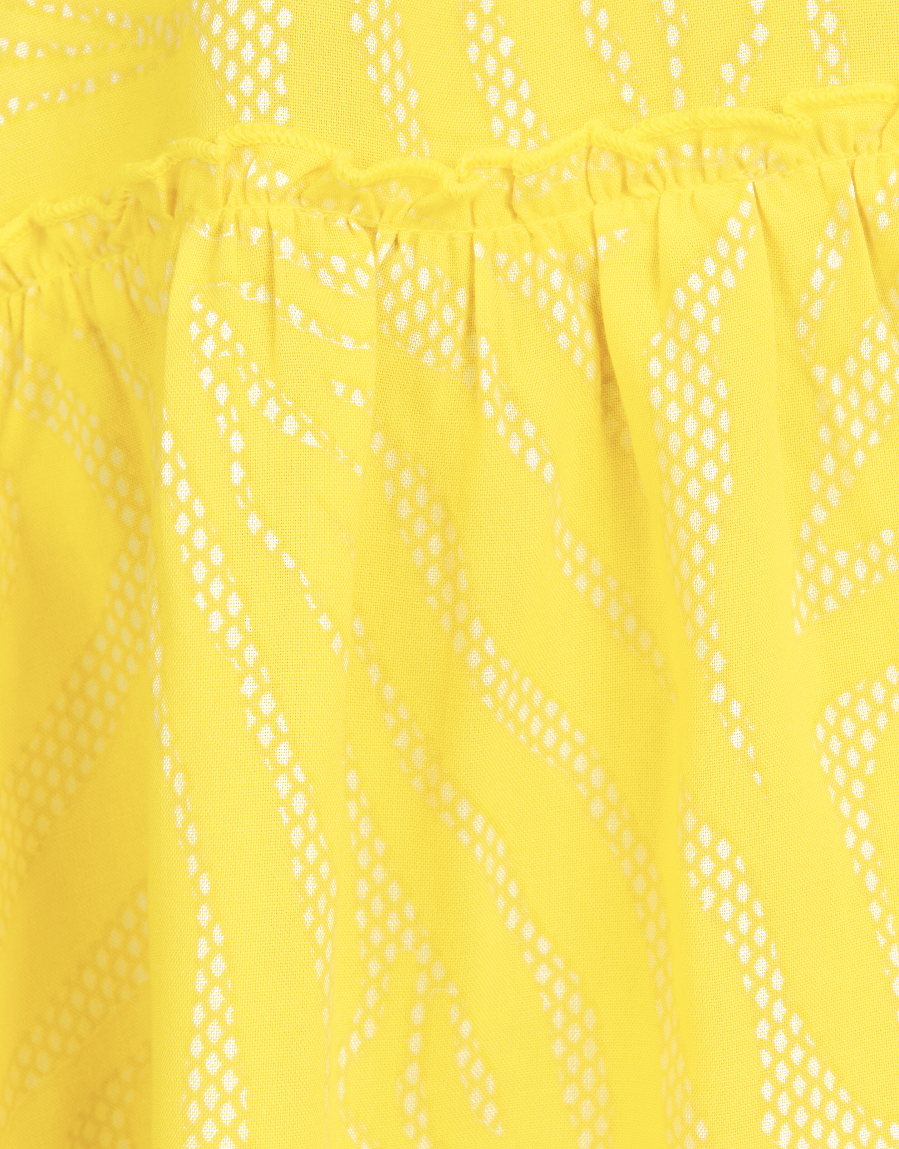 Zebra Print Jurk Geel SHOEBY GIRLS
