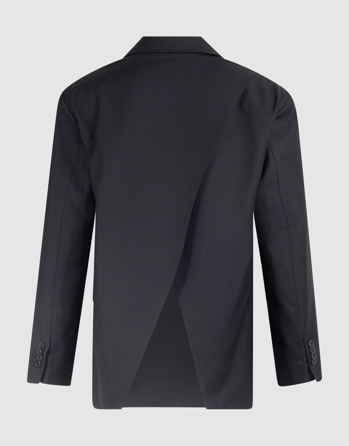 Open Back Oversized Blazer Zwart SHOEBY WOMEN