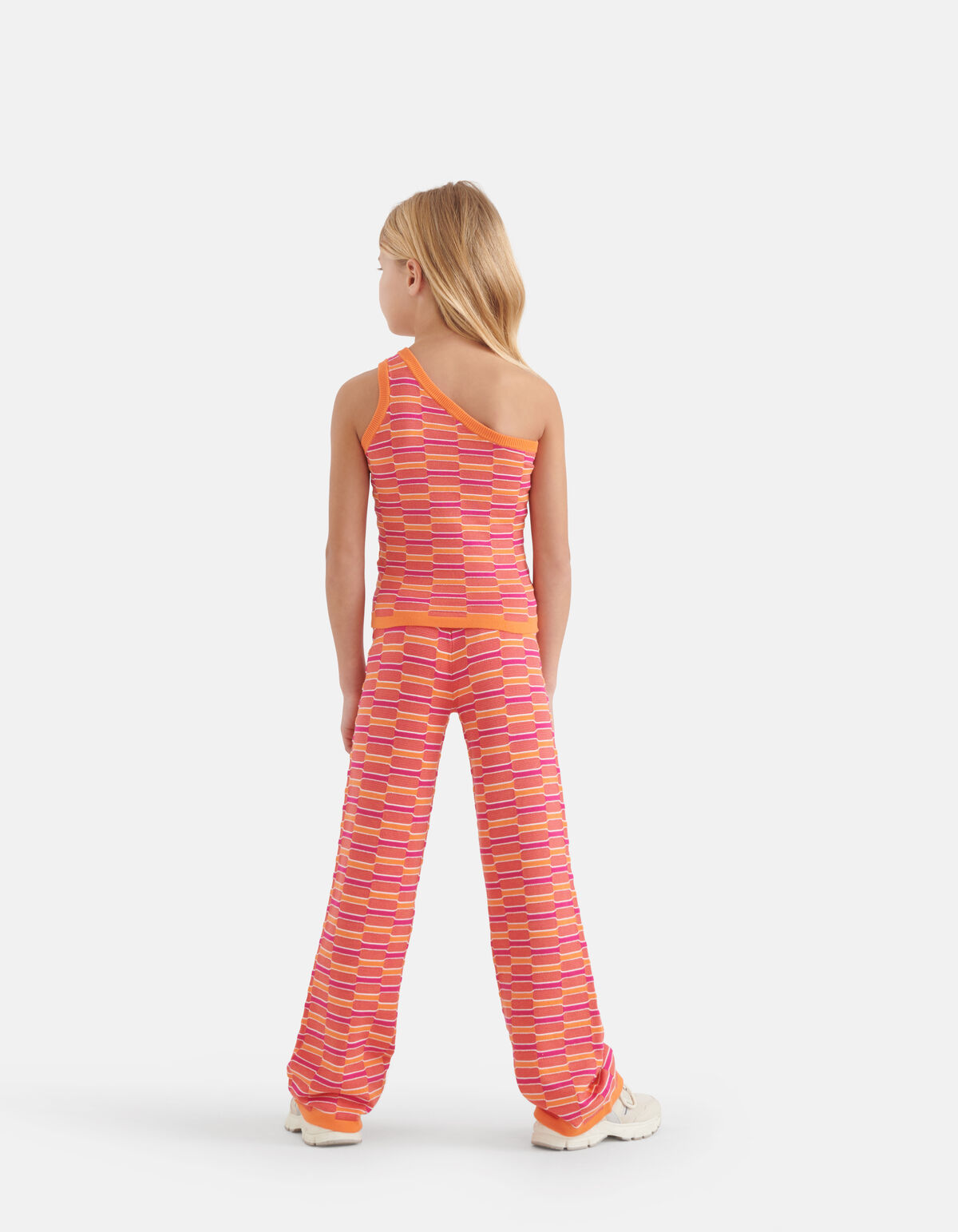 One Shoulder Top Roze SHOEBY GIRLS