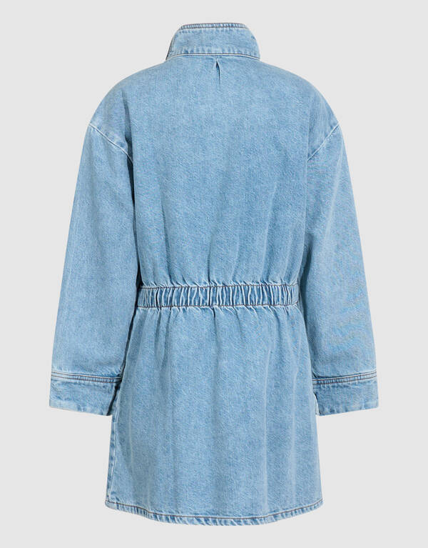 Denim Jurk Blauw SHOEBY GIRLS