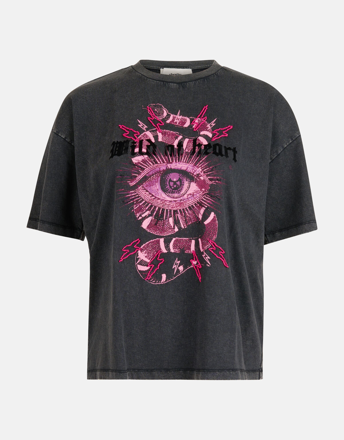 Artwork T-shirt Donkergrijs SHOEBY WOMEN