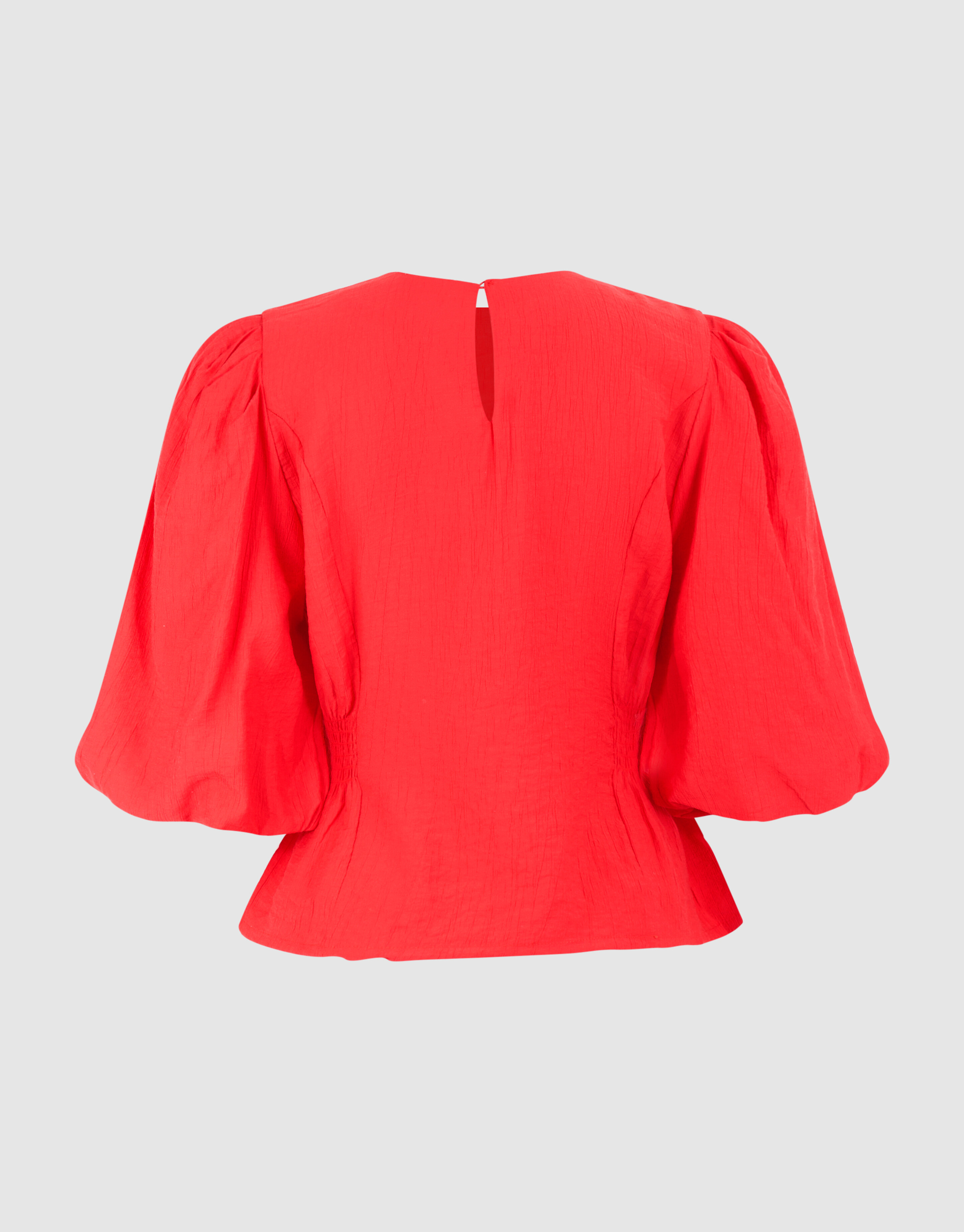 Smock Puff Top Rood SHOEBY WOMEN