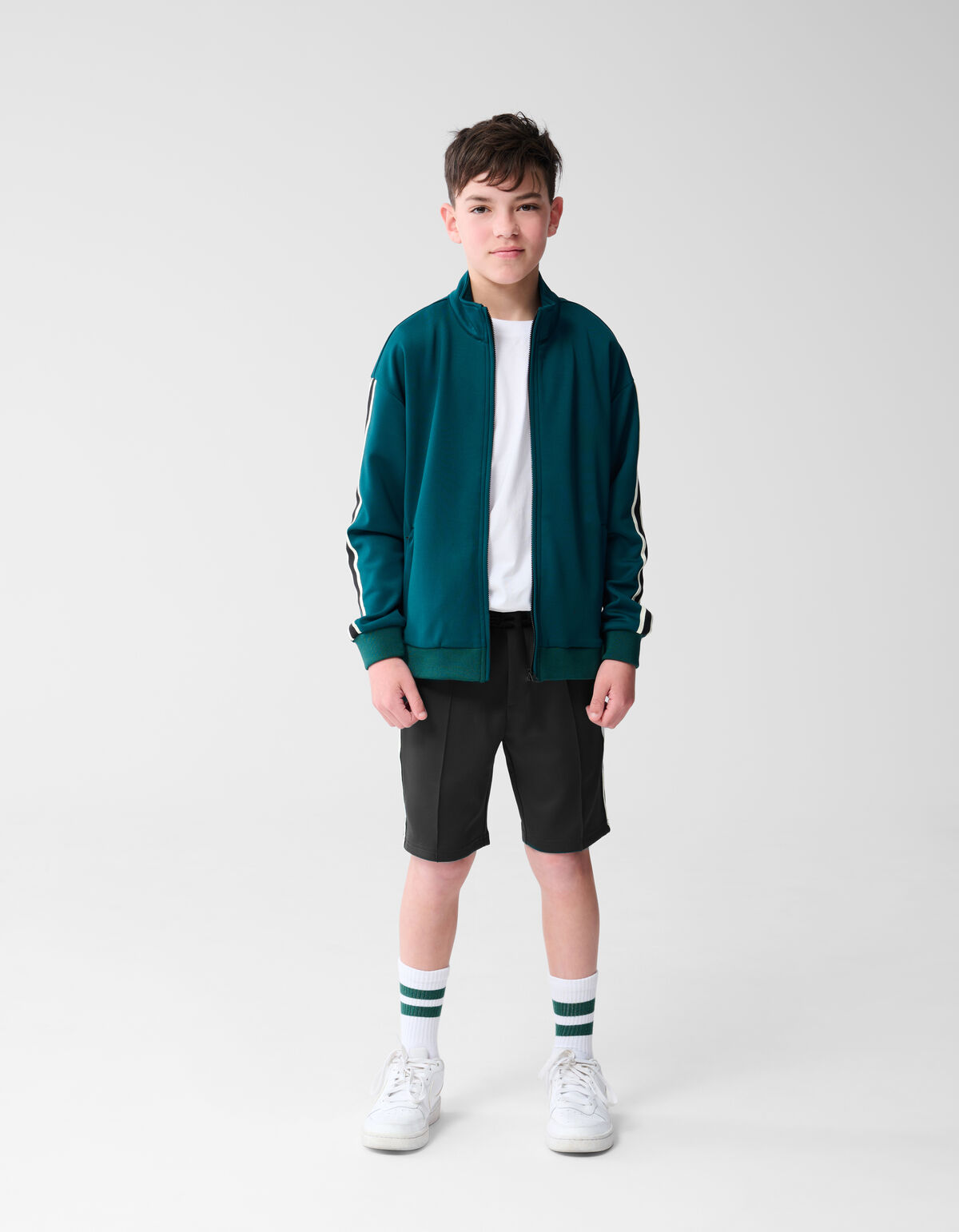 Sporty Stripe Short Zwart SHOEBY BOYS