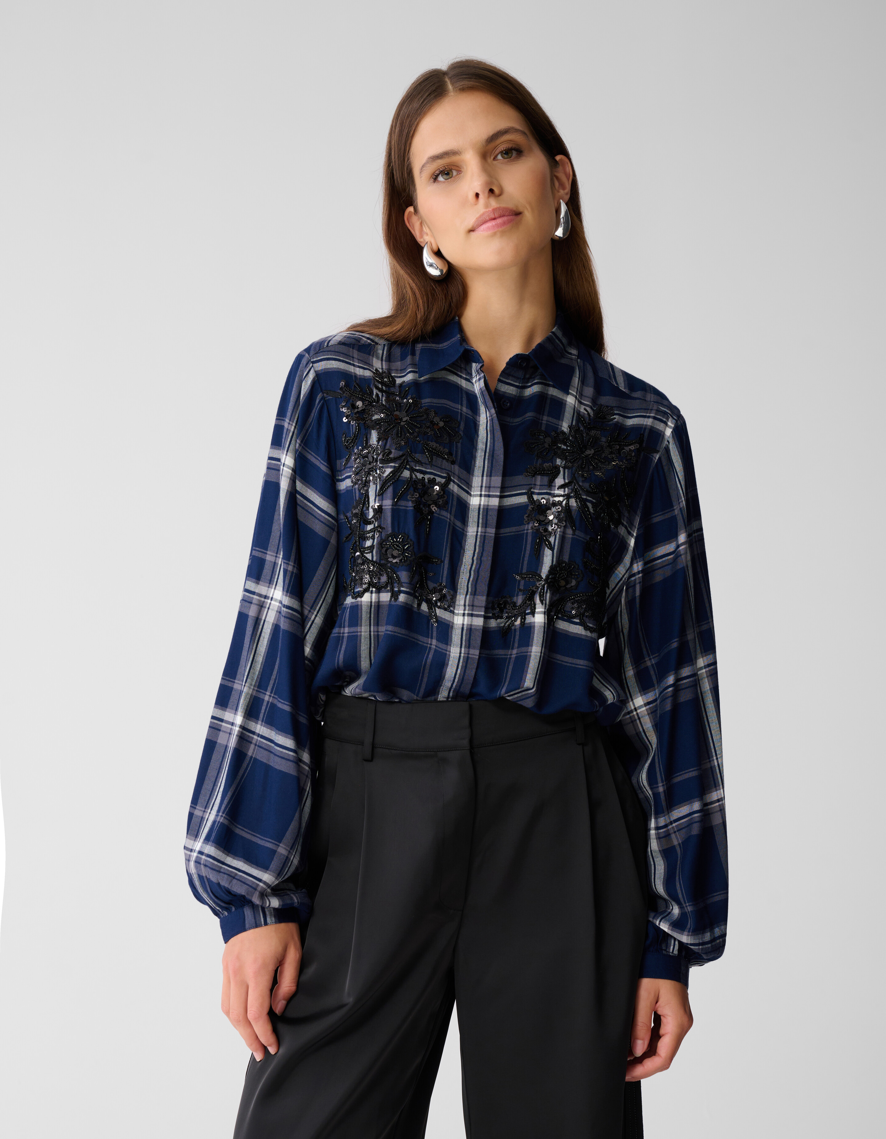 Ruiten Beads Blouse Donkerblauw By Mieke SHOEBY WOMEN