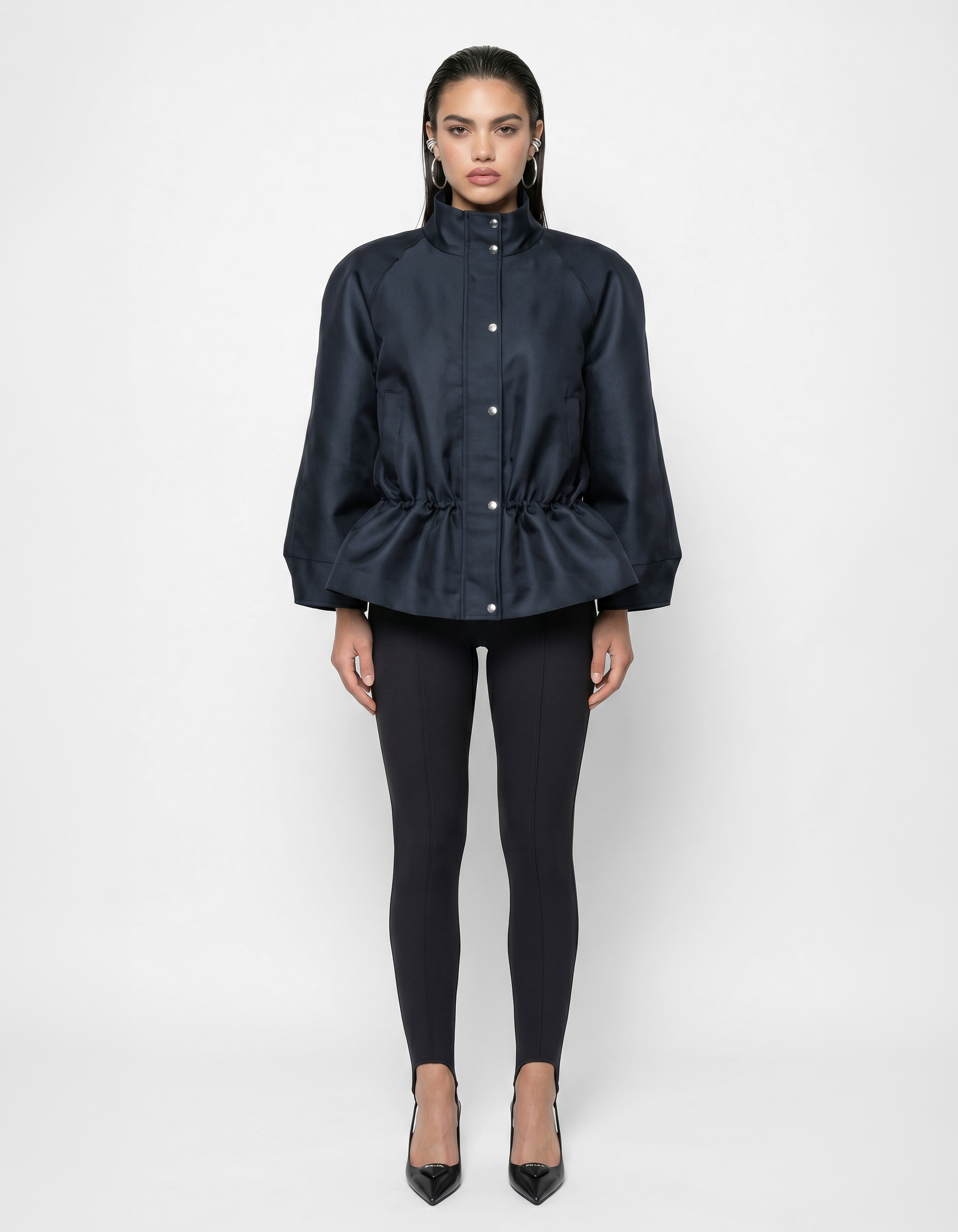 Drawstring Satin Twill Jack Zwart SHOEBY WOMEN