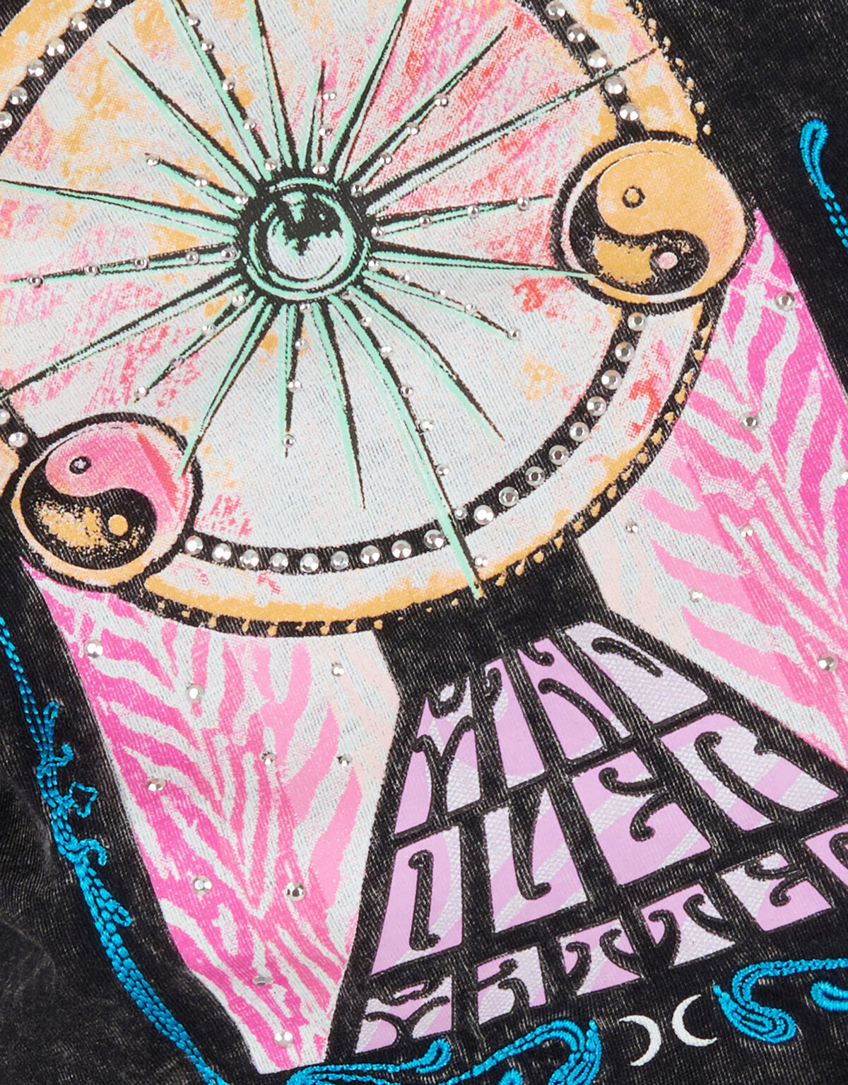 Artwork T-shirt Donkergrijs SHOEBY GIRLS