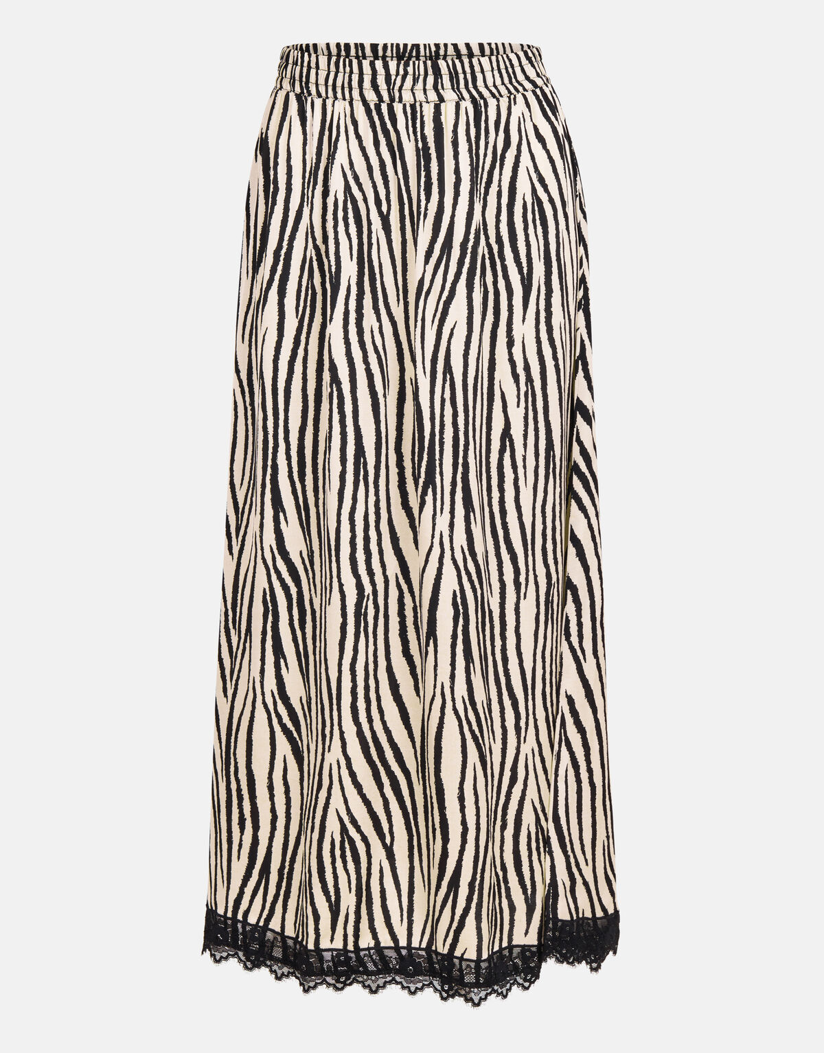 Zebra Printed Rok Zwart/Wit SHOEBY WOMEN