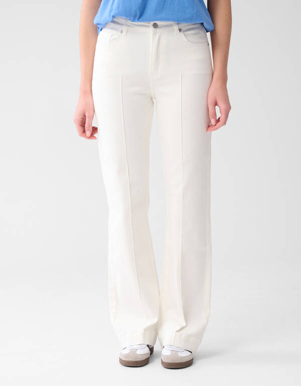 Flared Fit Jeans Gebroken Wit SHOEBY WOMEN