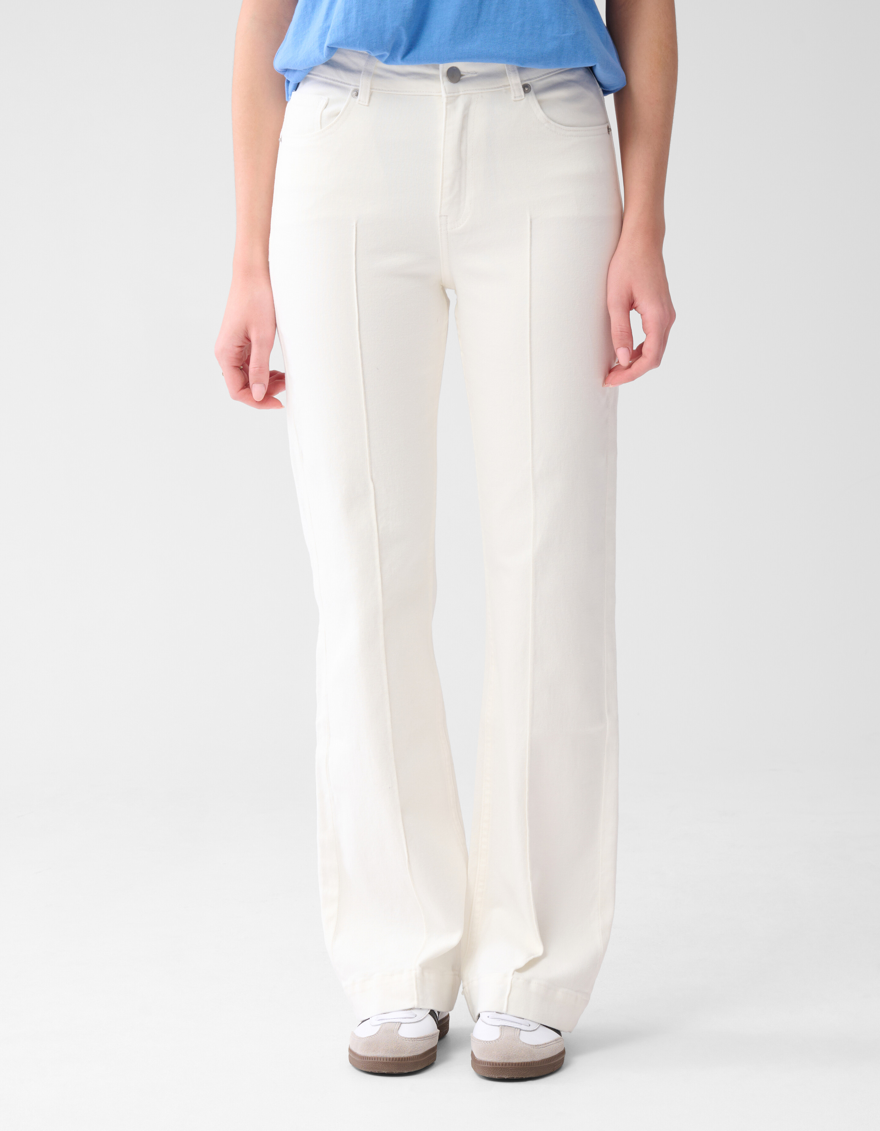 Flared Fit Jeans Gebroken Wit SHOEBY WOMEN