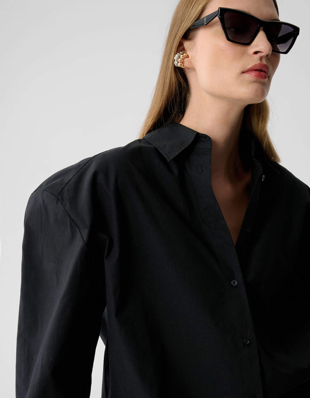 Shoulder Blouse Zwart By Lonneke SHOEBY WOMEN
