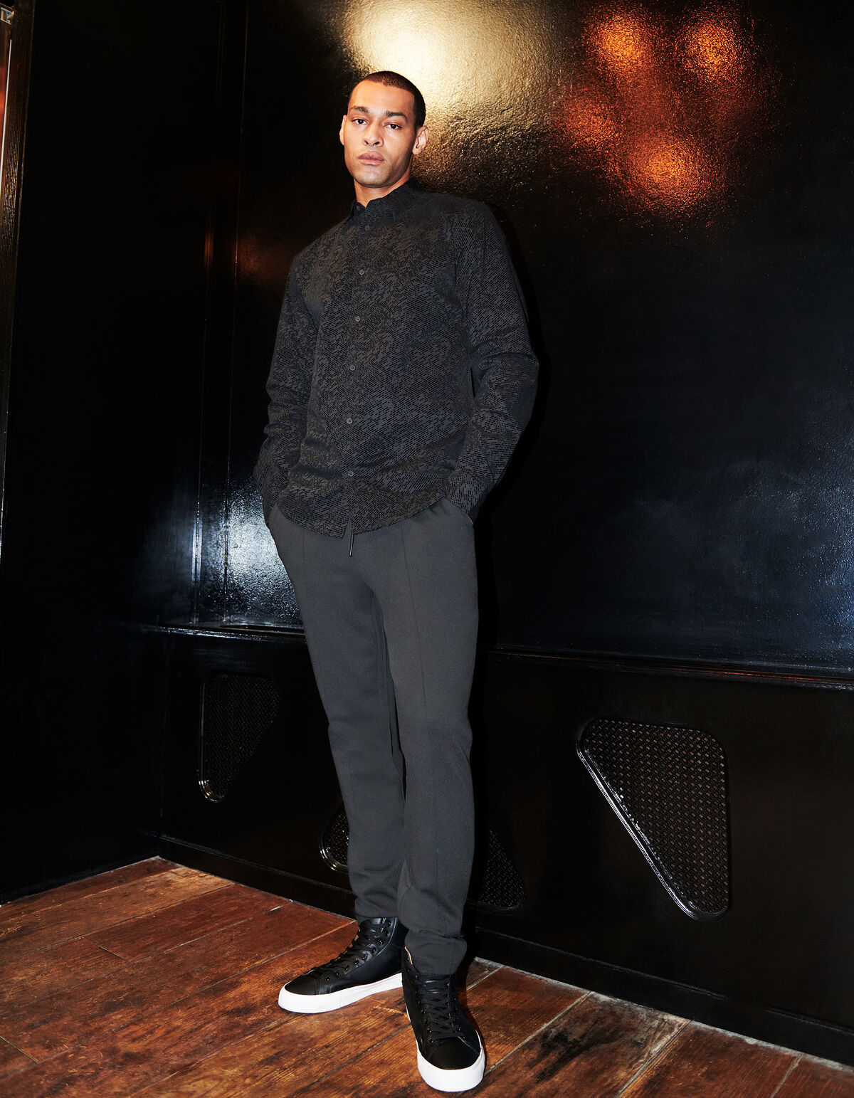 Tricot Broek Donkergrijs SHOEBY MEN