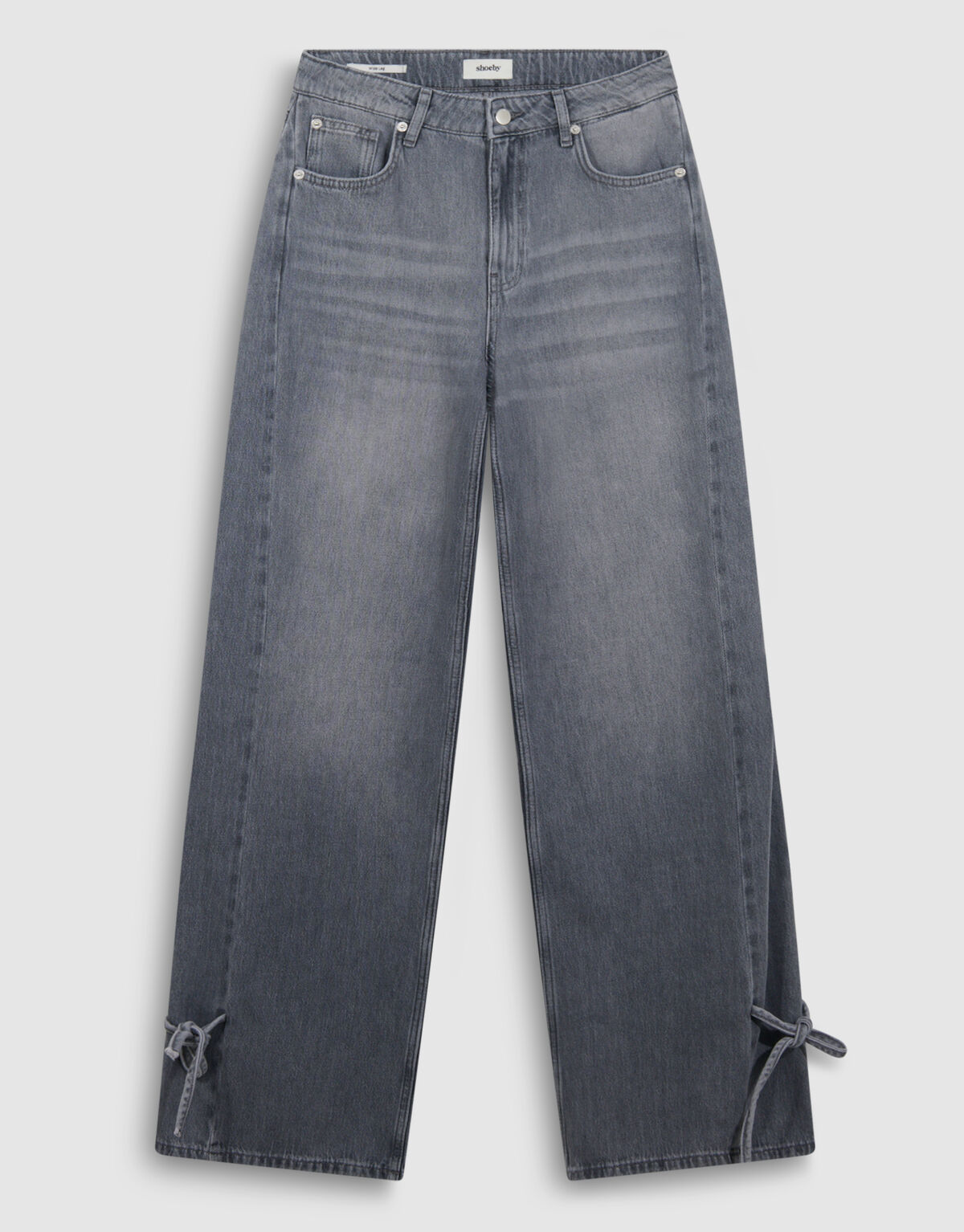 Strik Straight Fit Jeans Grijs SHOEBY WOMEN