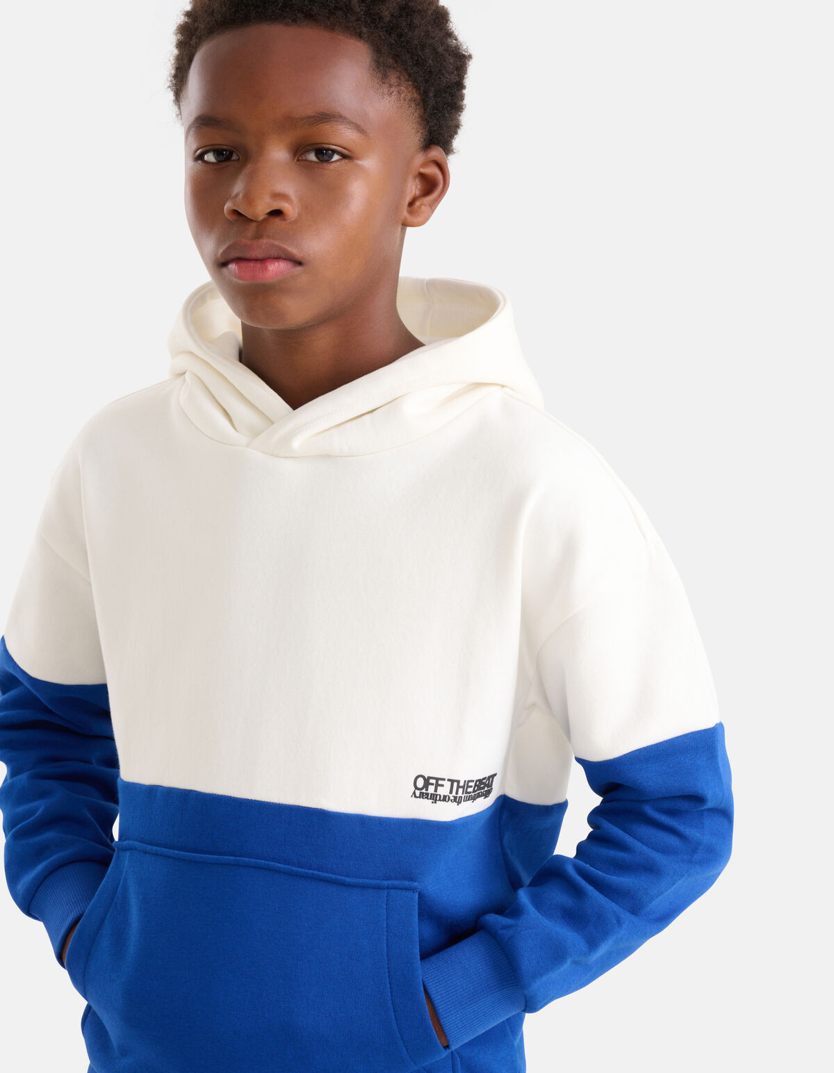 Colorblock Hoodie Blauw SHOEBY BOYS