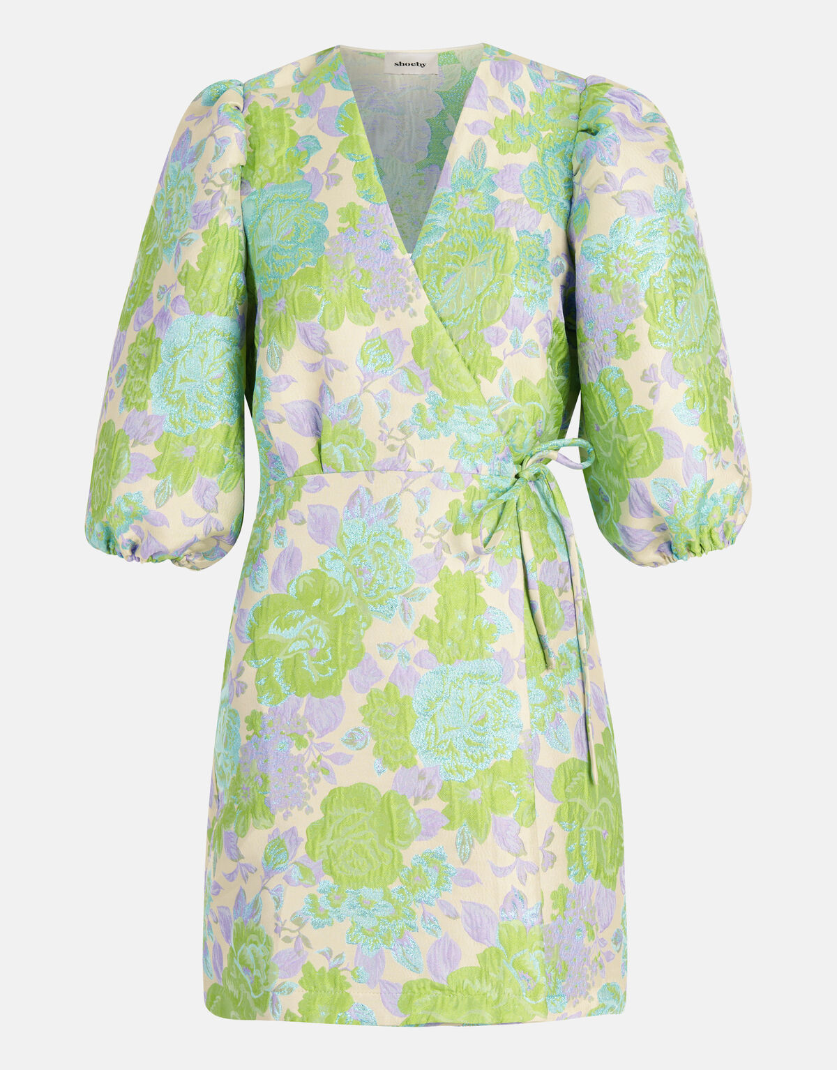 Jacquard Jurk Groen SHOEBY WOMEN