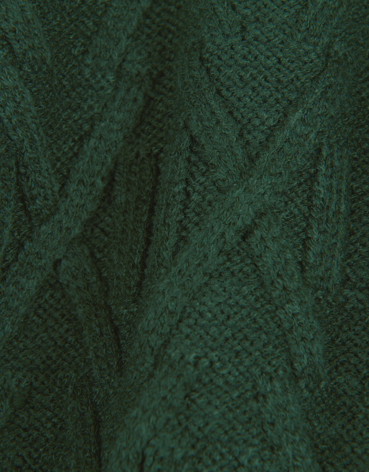 Grafische Kabeltrui Donkergroen SHOEBY BOYS