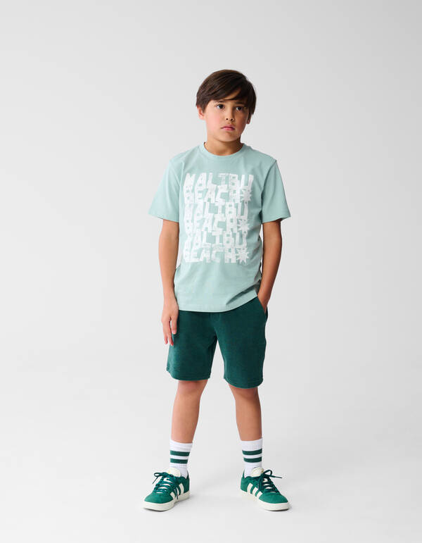 Malibu T-shirt Blauw SHOEBY BOYS