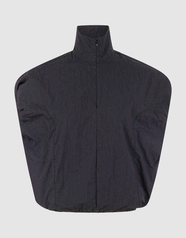 Oversized Balloon Fit Blouse Zwart SHOEBY WOMEN