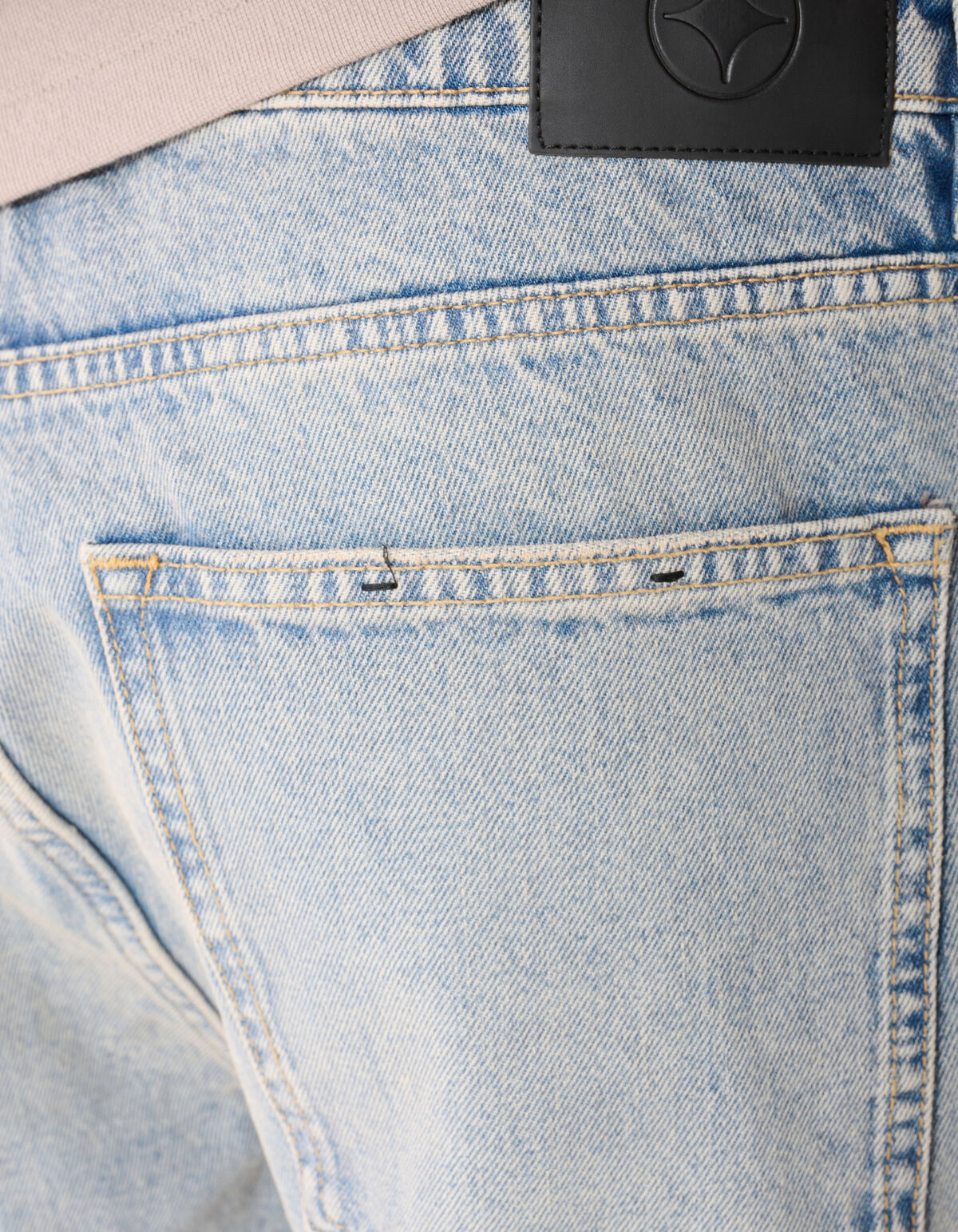 Baggy Fit Jeans Washed Blauw/Grijs L32 SHOEBY MEN