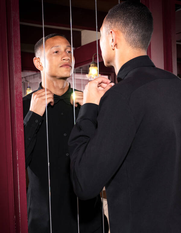 Vlinderstrik Zwart SHOEBY MEN