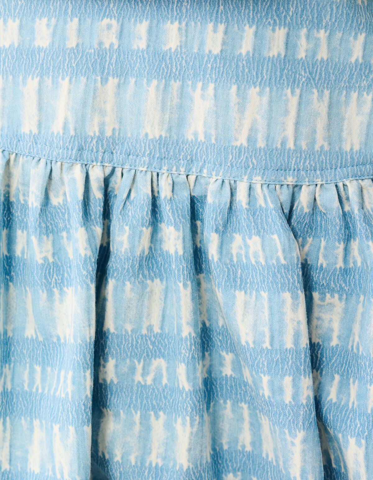 Denim Mini Rok Blauw By Lizzy SHOEBY WOMEN