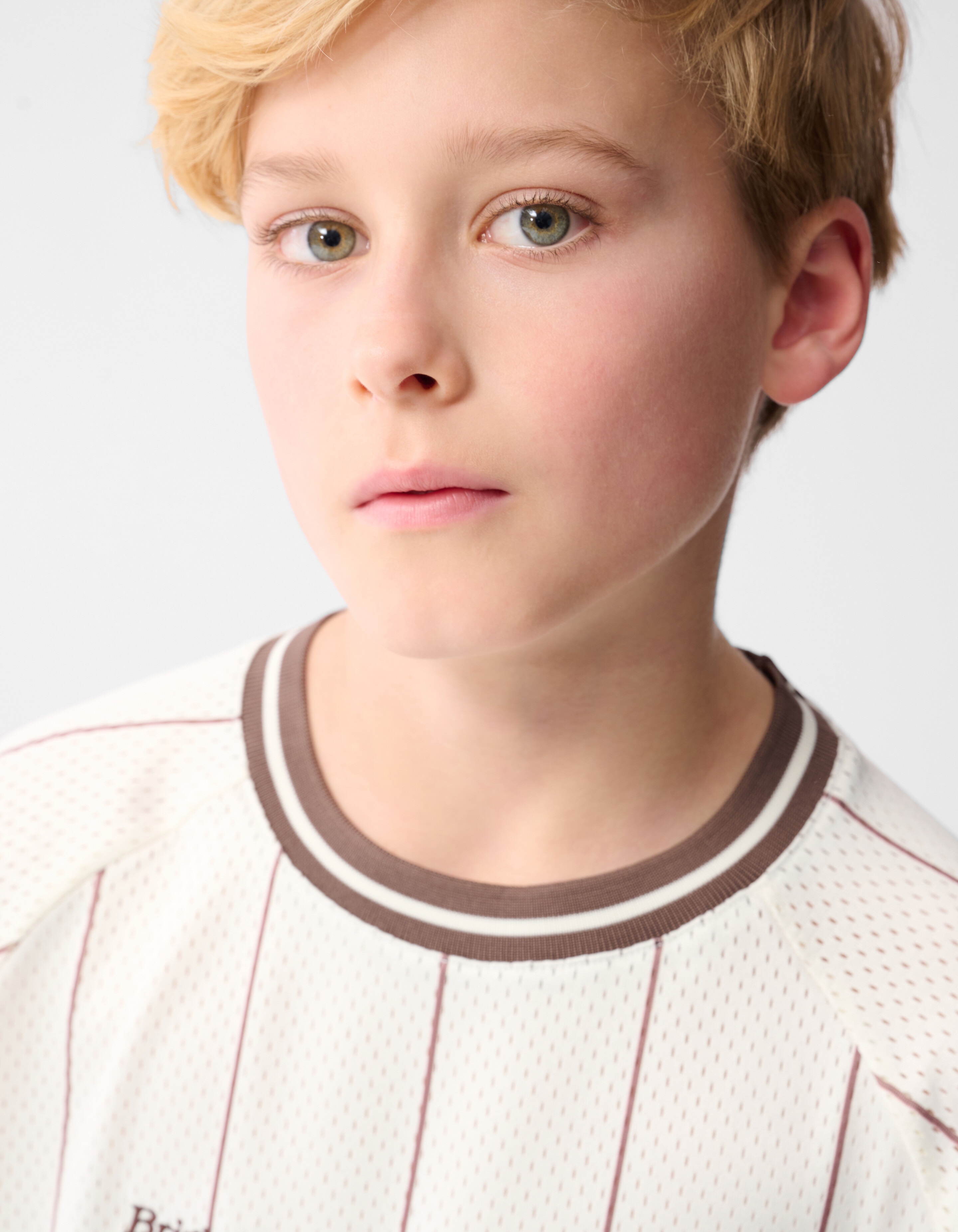 Oversized Sporty T-shirt Gebroken Wit SHOEBY BOYS