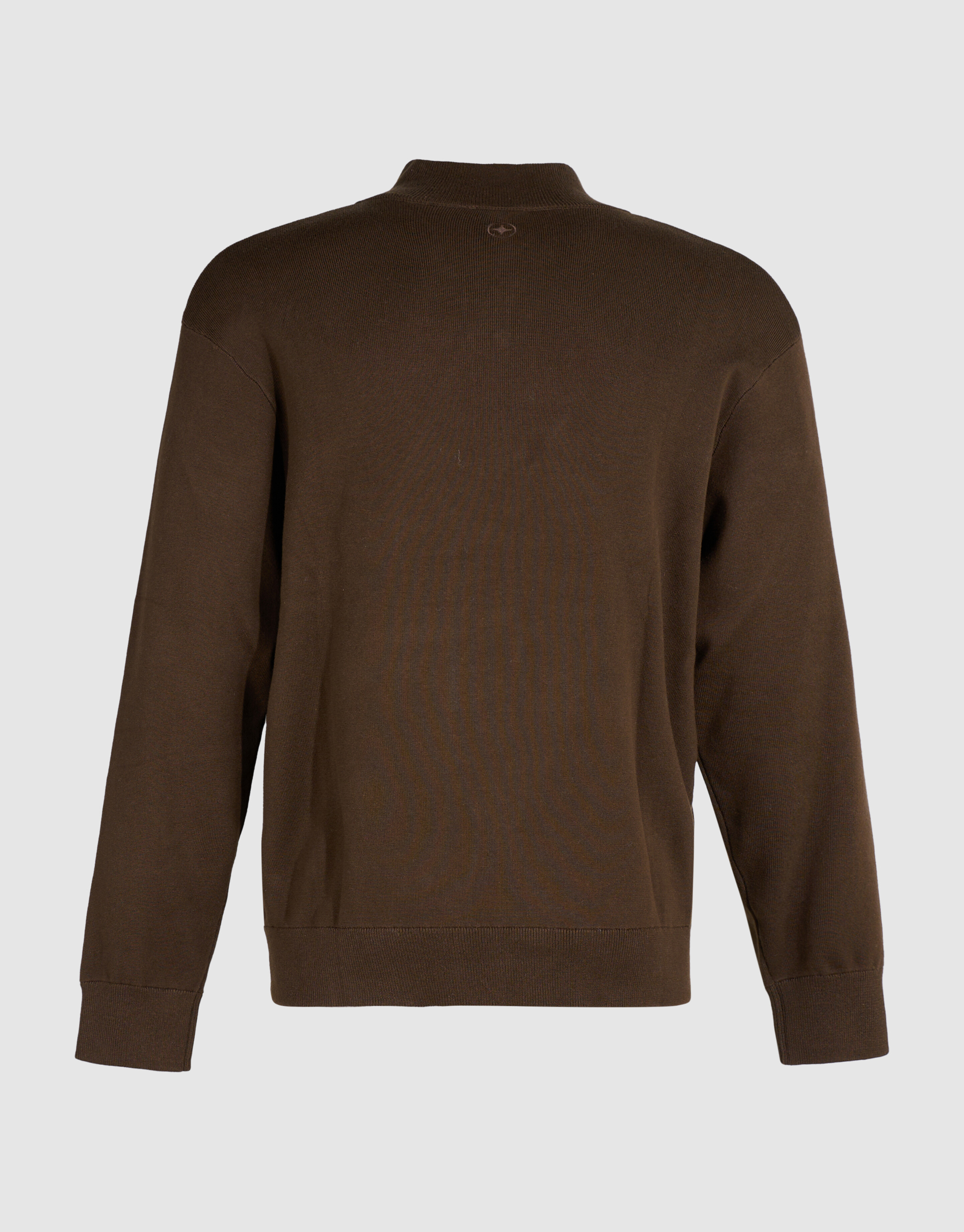 Turtle Half Zip Trui Bruin SHOEBY MEN