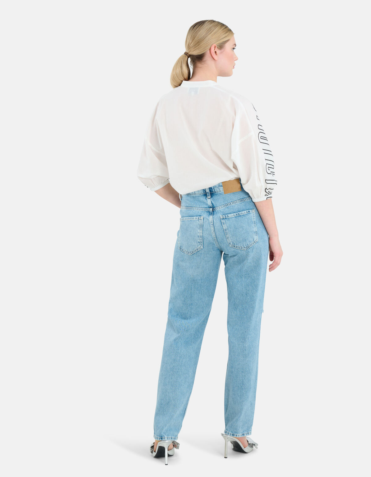 Patch Blouse Wit SHOEBY WOMEN