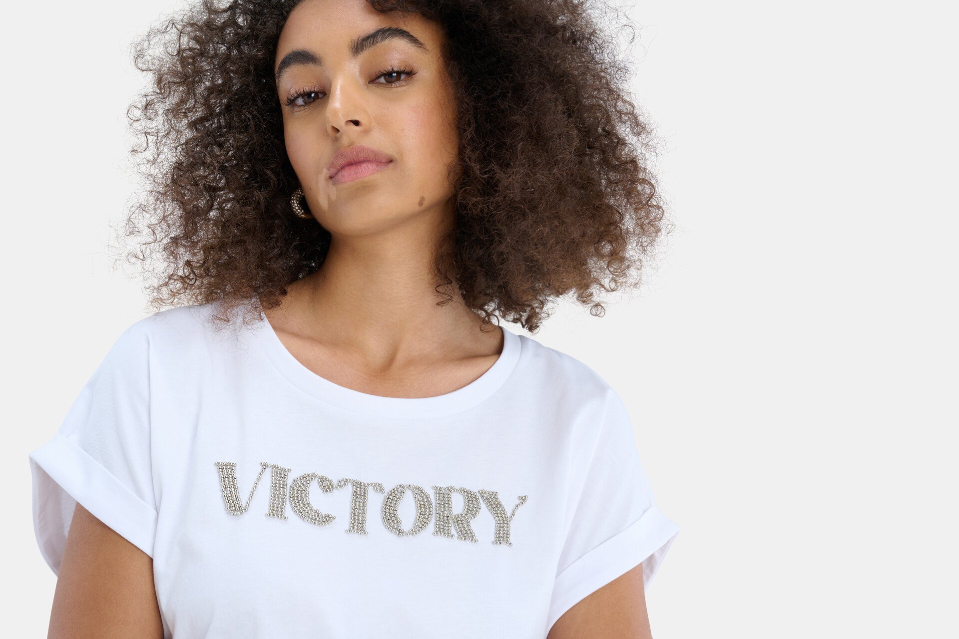 Victory T-shirt Wit SHOEBY WOMEN