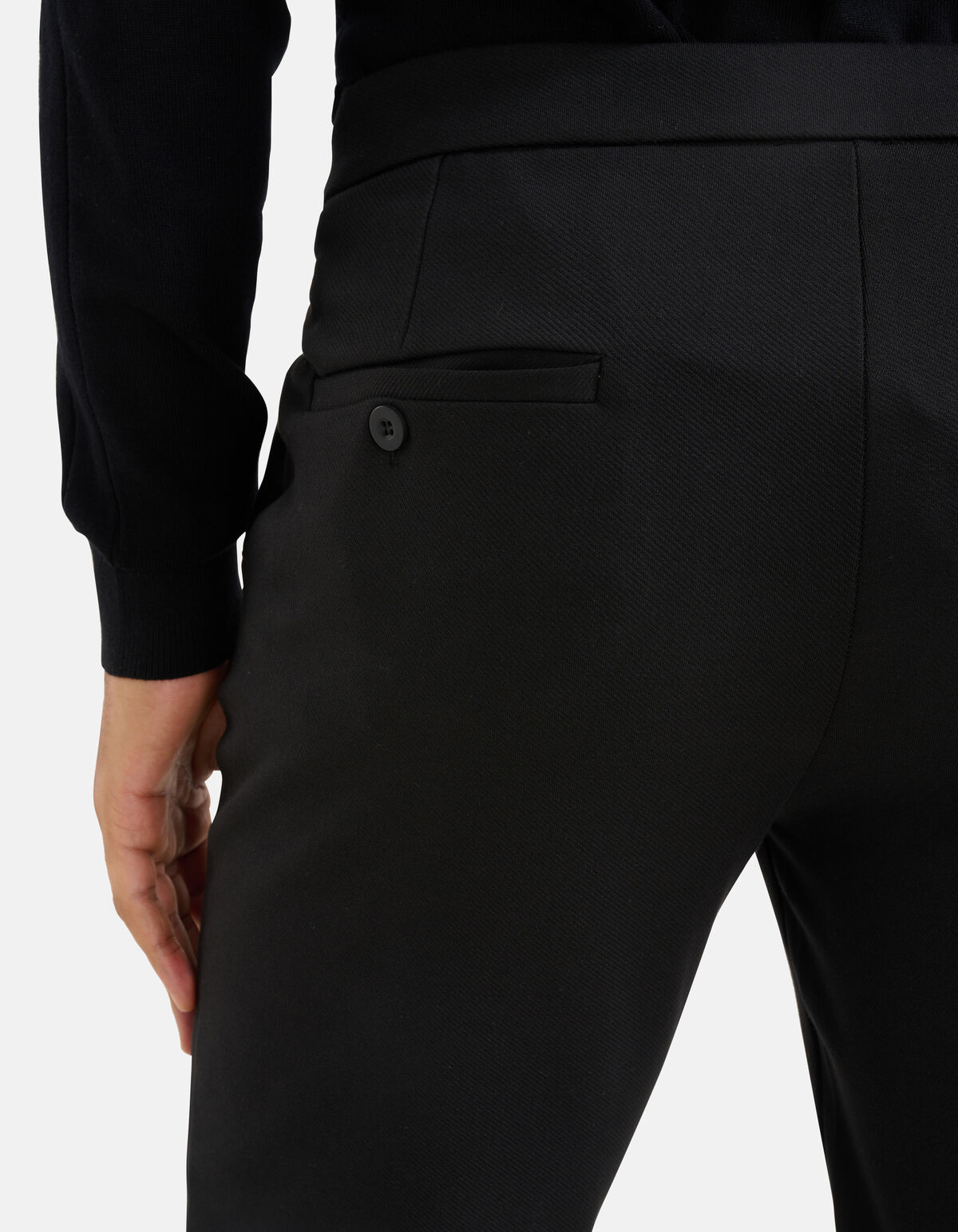 Slim Fit Pantalon Zwart SHOEBY MEN