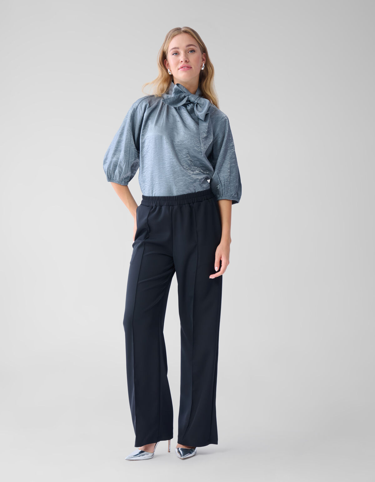Shine Blouse Donkergrijs SHOEBY WOMEN