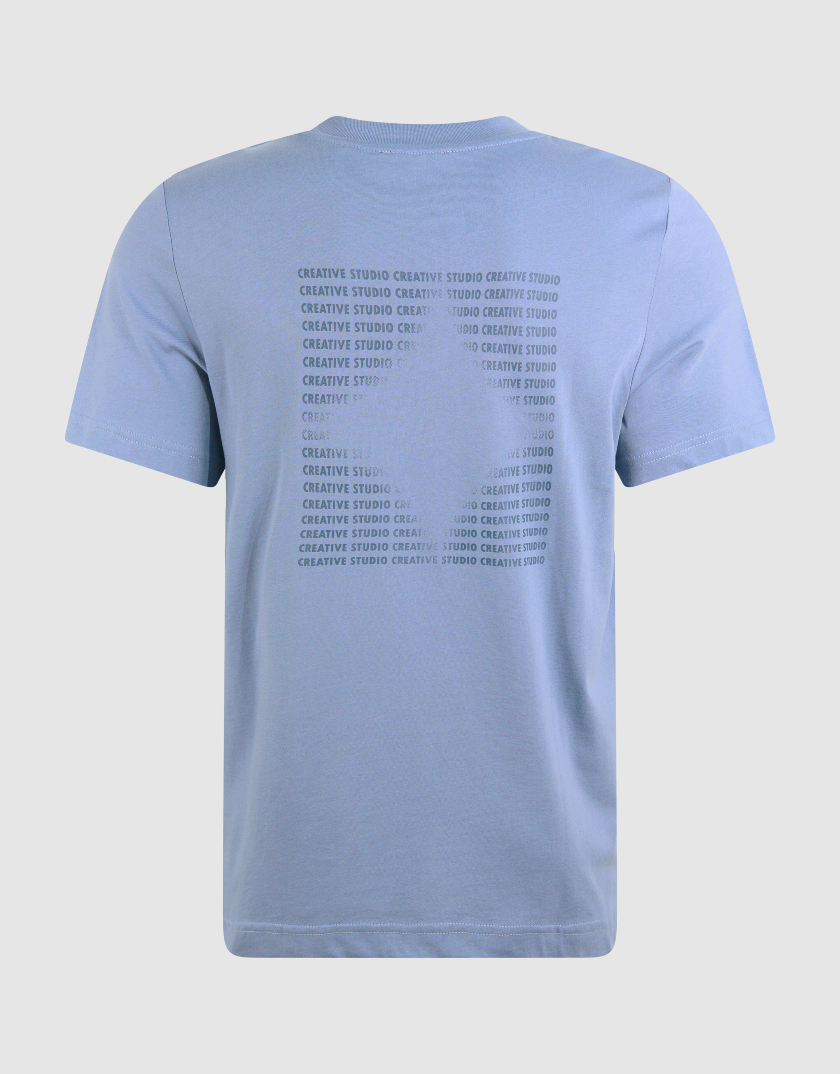 Tekst Artwork T-shirt Lichtblauw SHOEBY MEN