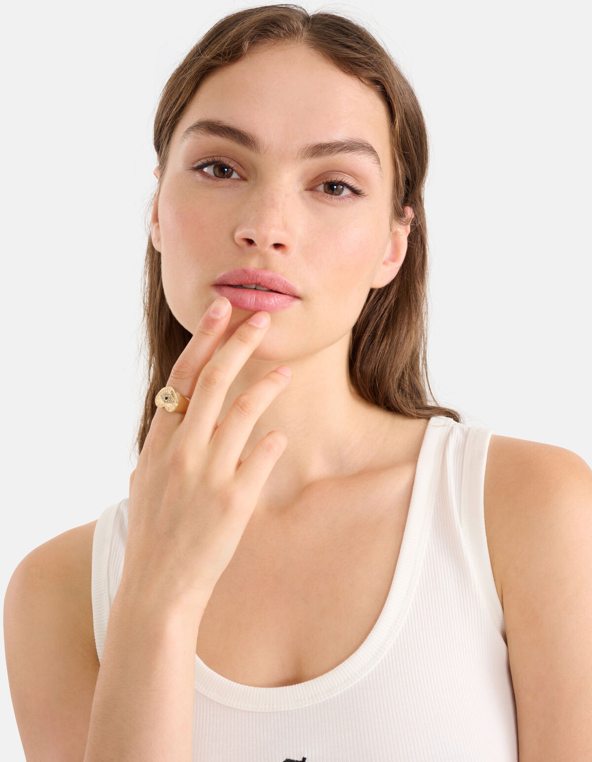 Hart Ring Goud SHOEBY ACCESSOIRES