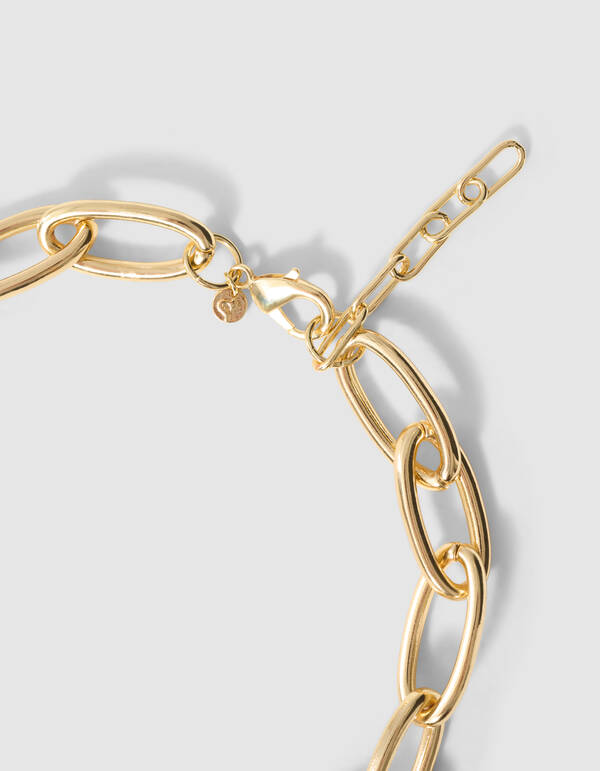 Oval Chain Ketting Goud SHOEBY ACCESSOIRES