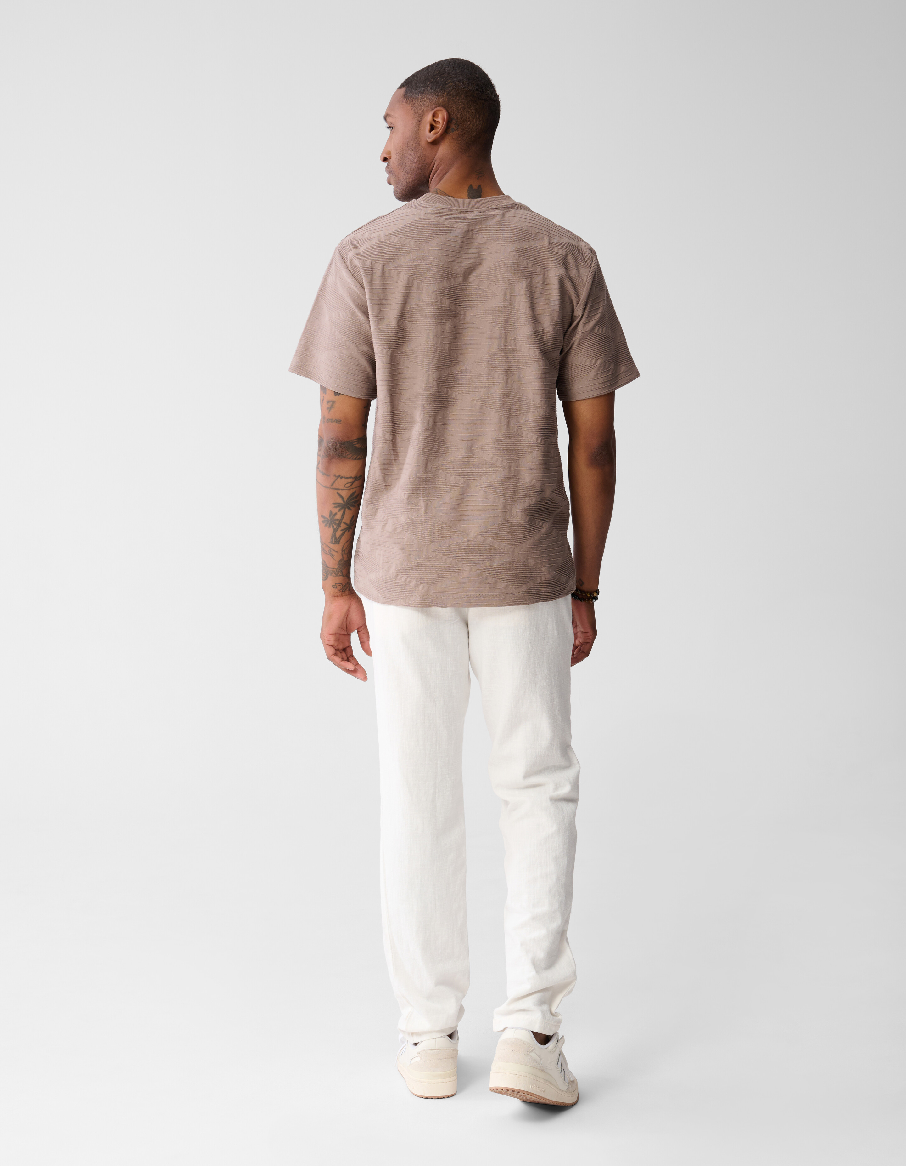 Structuur Broek Gebroken Wit SHOEBY MEN