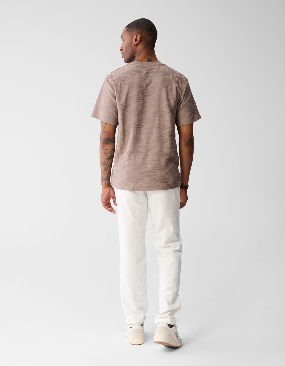 Structuur Broek Gebroken Wit SHOEBY MEN