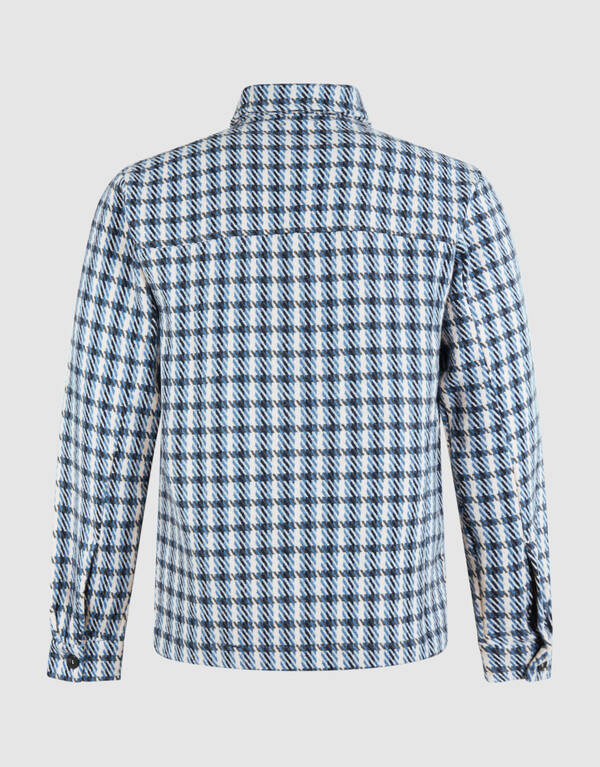 Ruiten Overshirt Blauw SHOEBY MEN