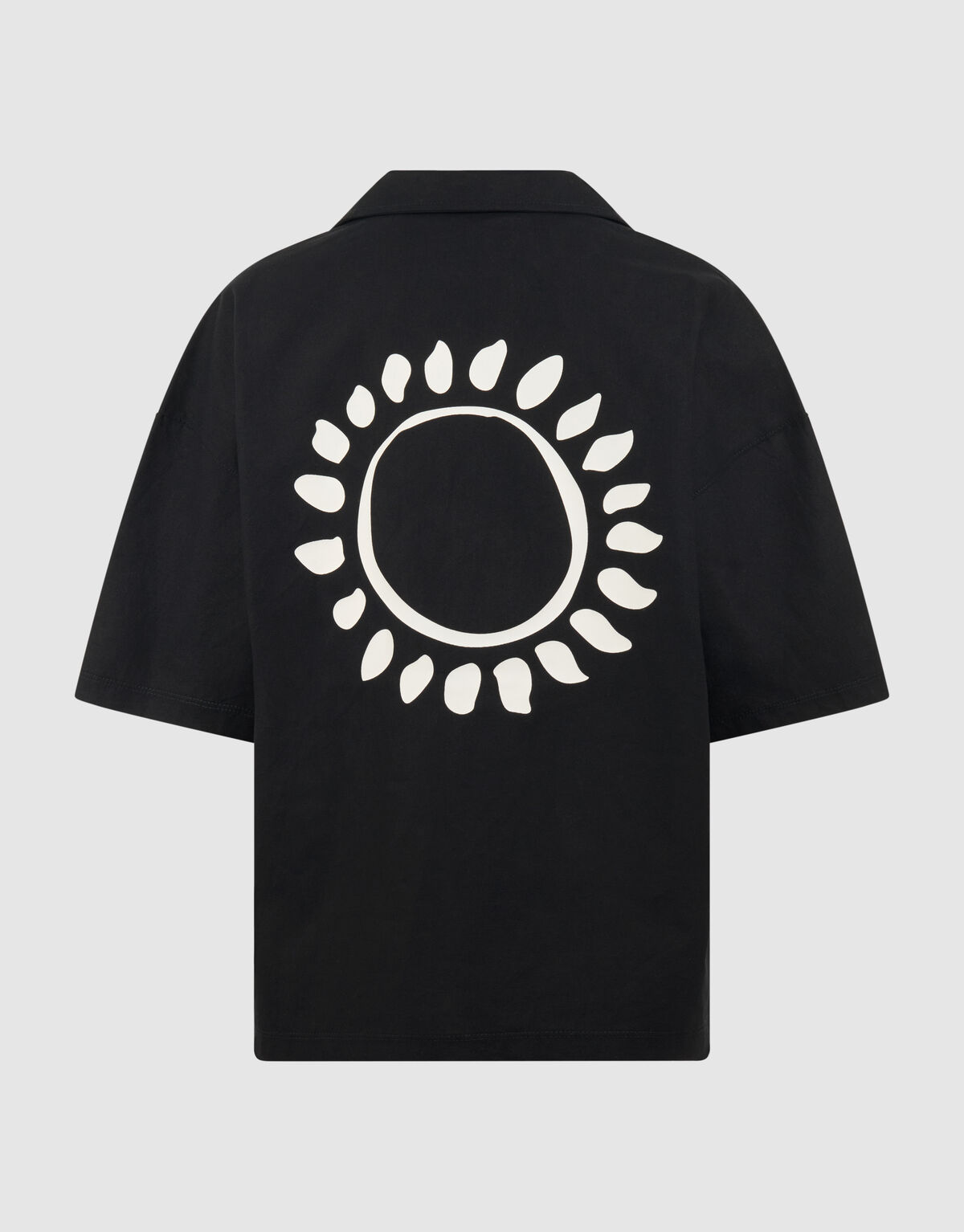 Linnen Artwork Overshirt Zwart SHOEBY BOYS