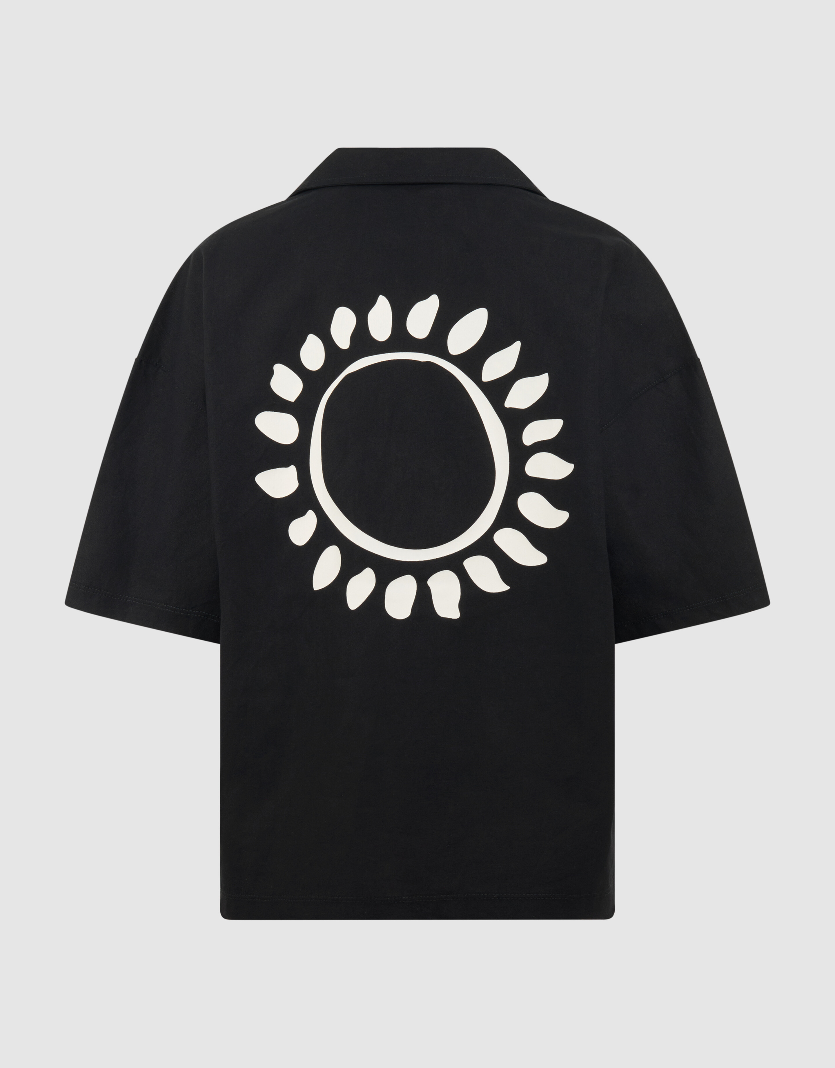 Linnen Artwork Overshirt Zwart SHOEBY BOYS