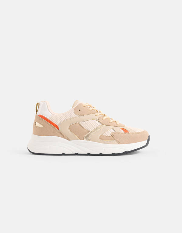 Metallic Sneaker Beige SHOEBY SHOES