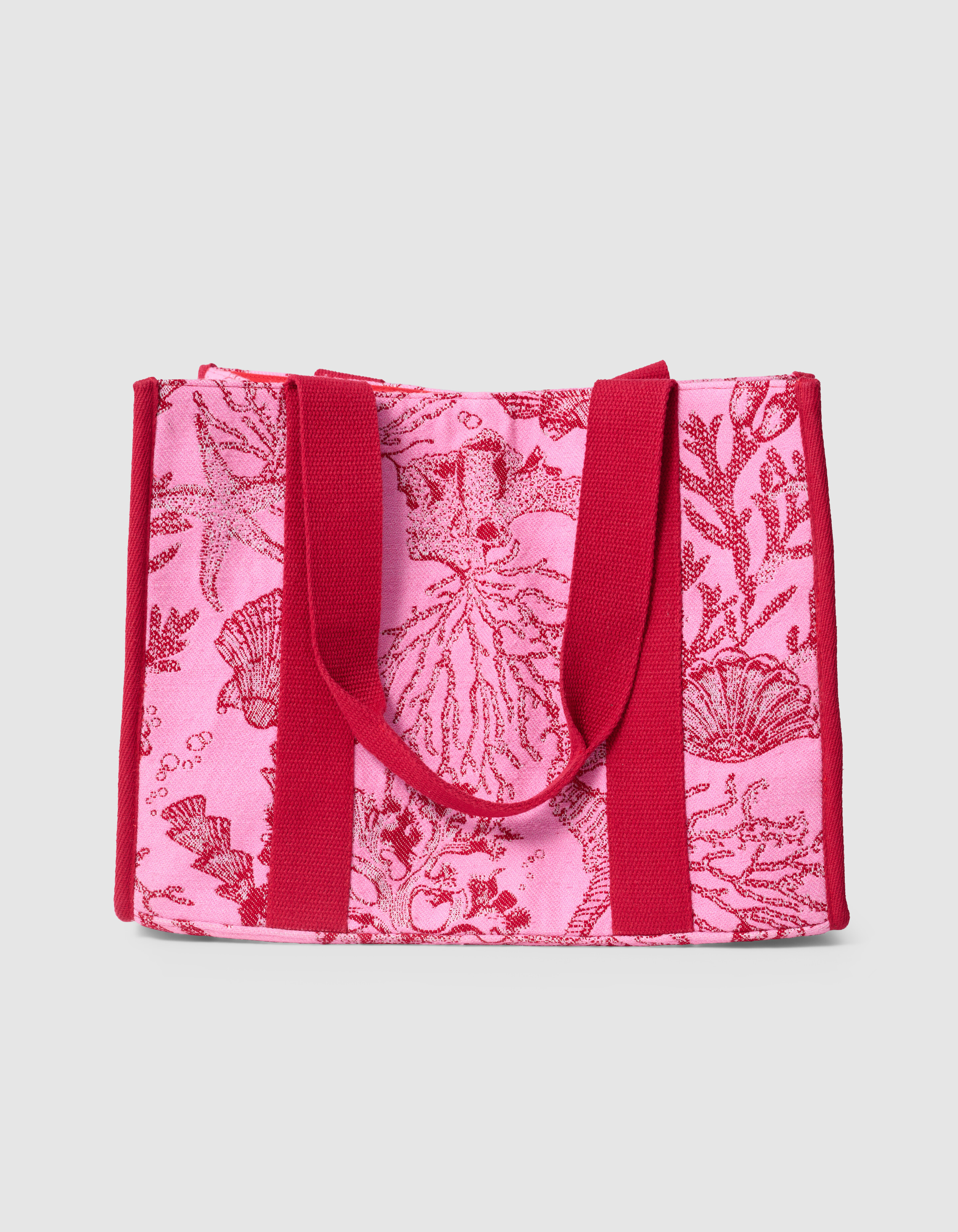 Jacquard Shopper Roze SHOEBY ACCESSOIRES