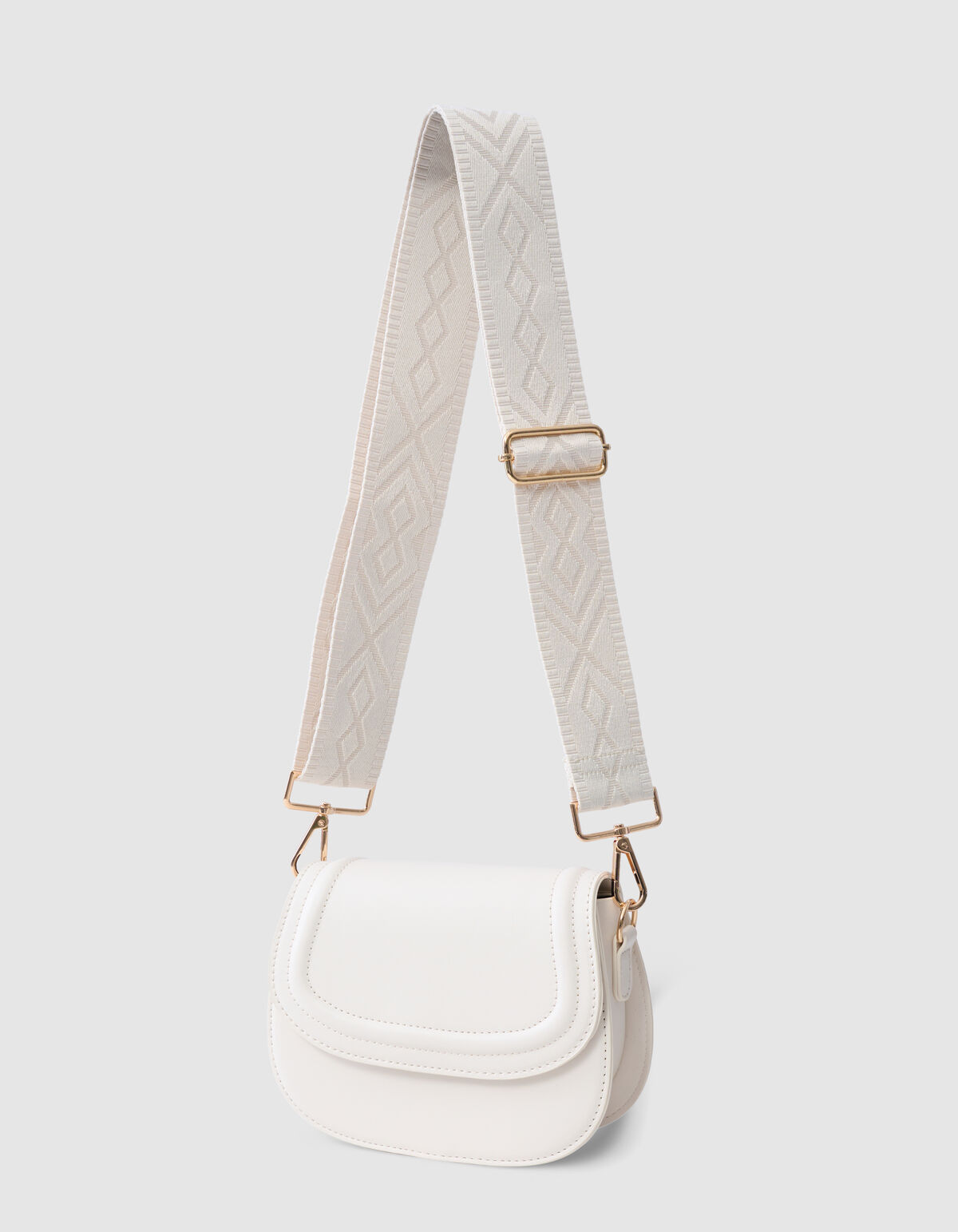 Structuur Strap Gebroken Wit SHOEBY ACCESSOIRES