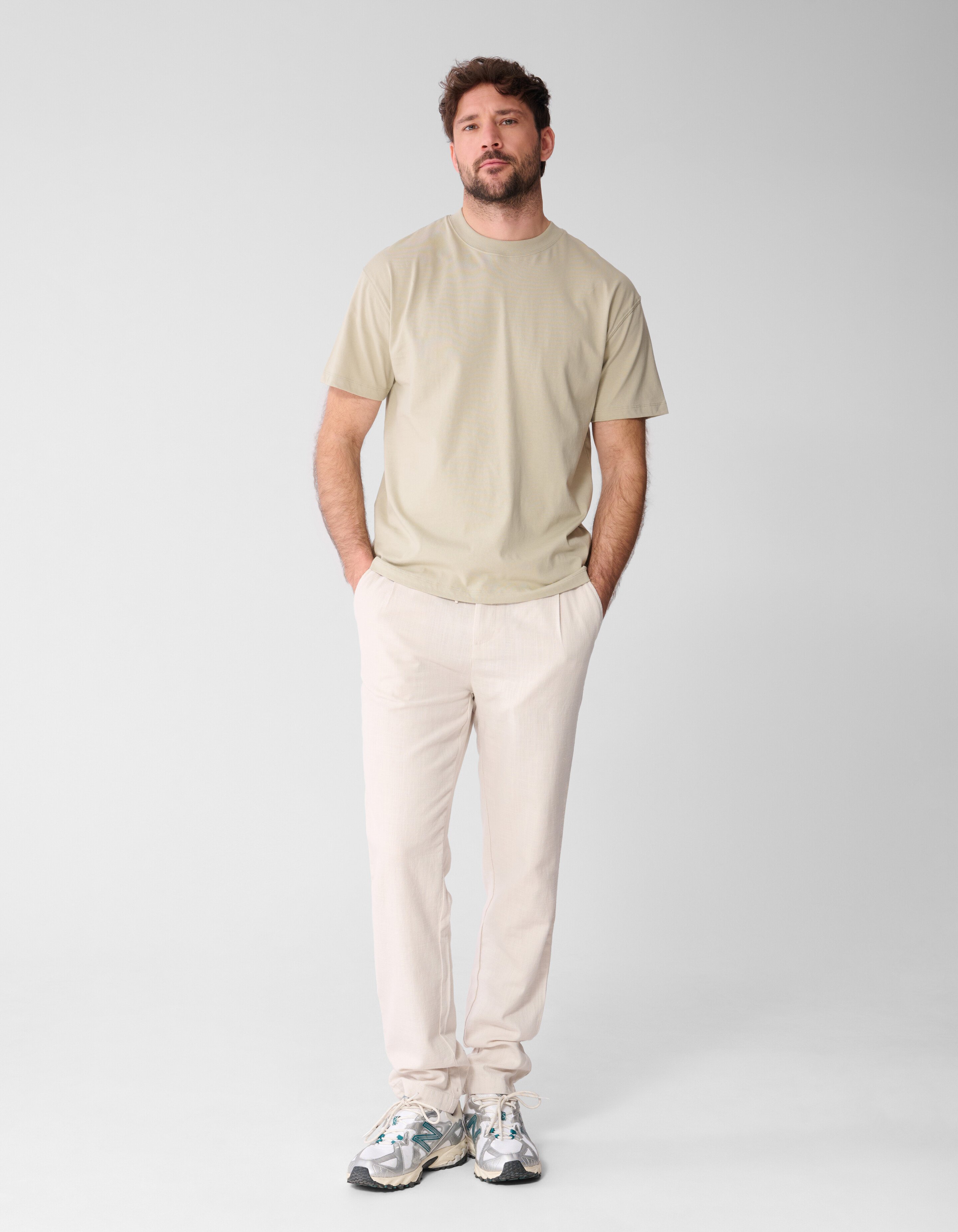 Fancy Artwork T-shirt Lichtgroen SHOEBY MEN