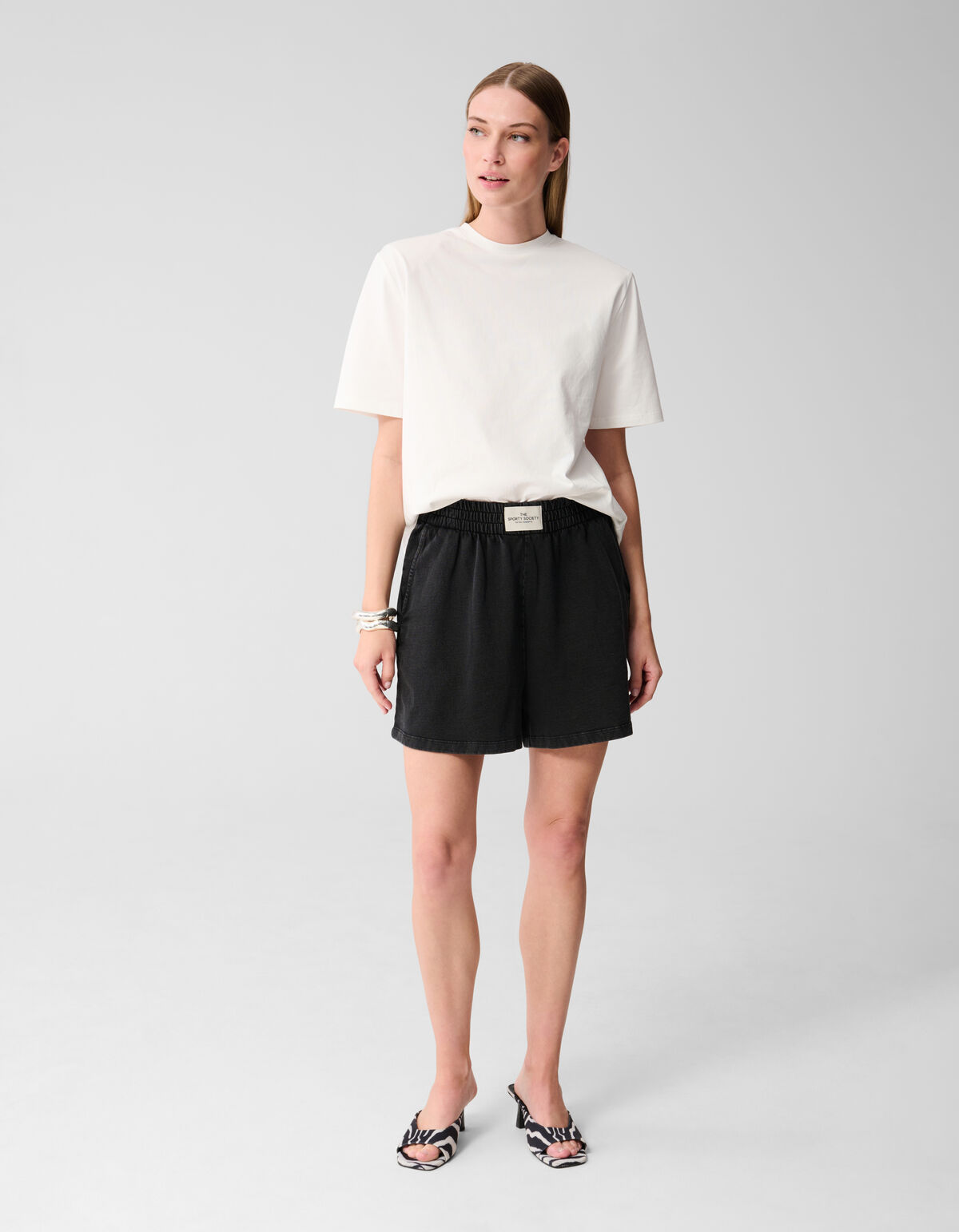 Padded T-shirt Wit SHOEBY WOMEN