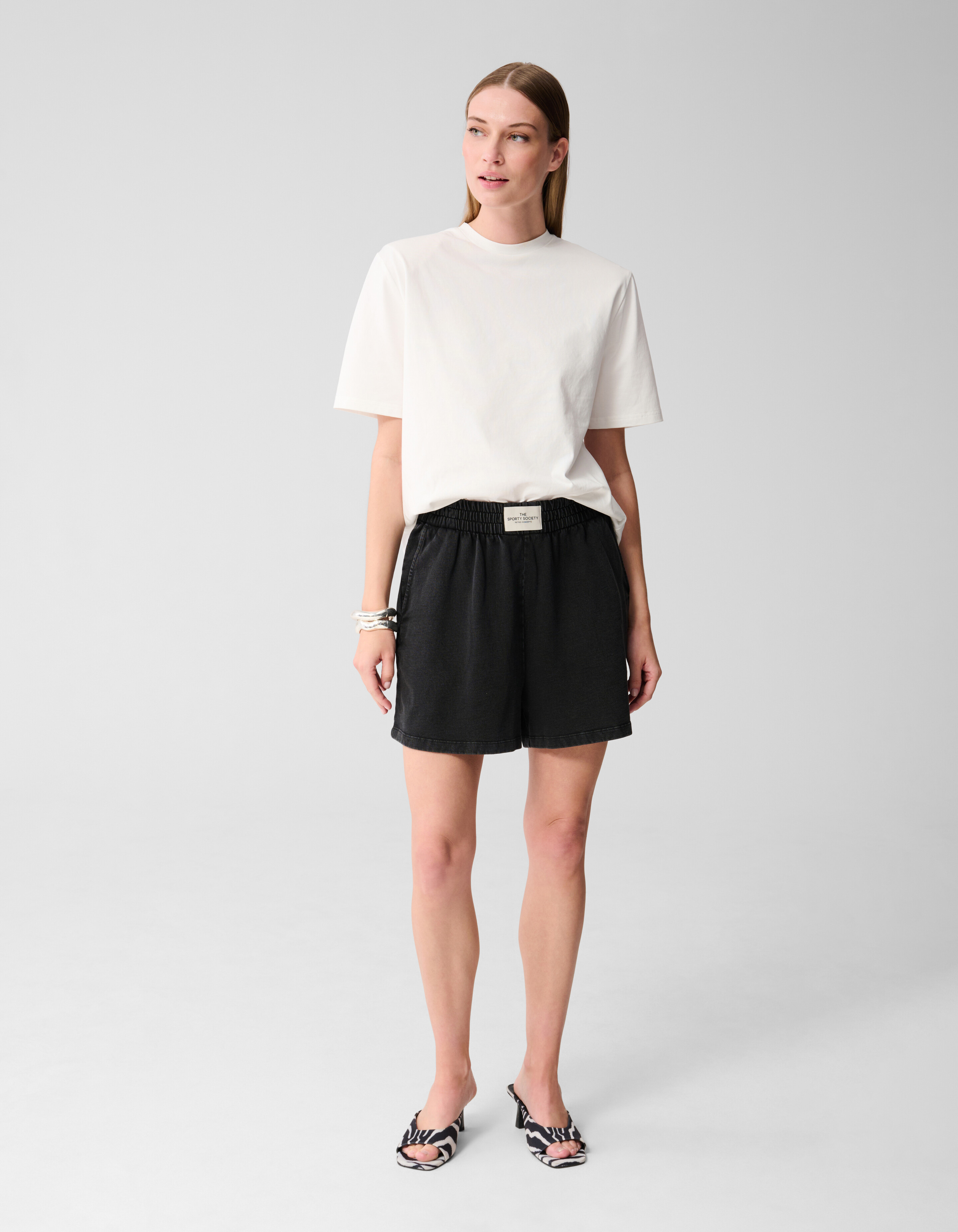 Padded T-shirt Wit SHOEBY WOMEN