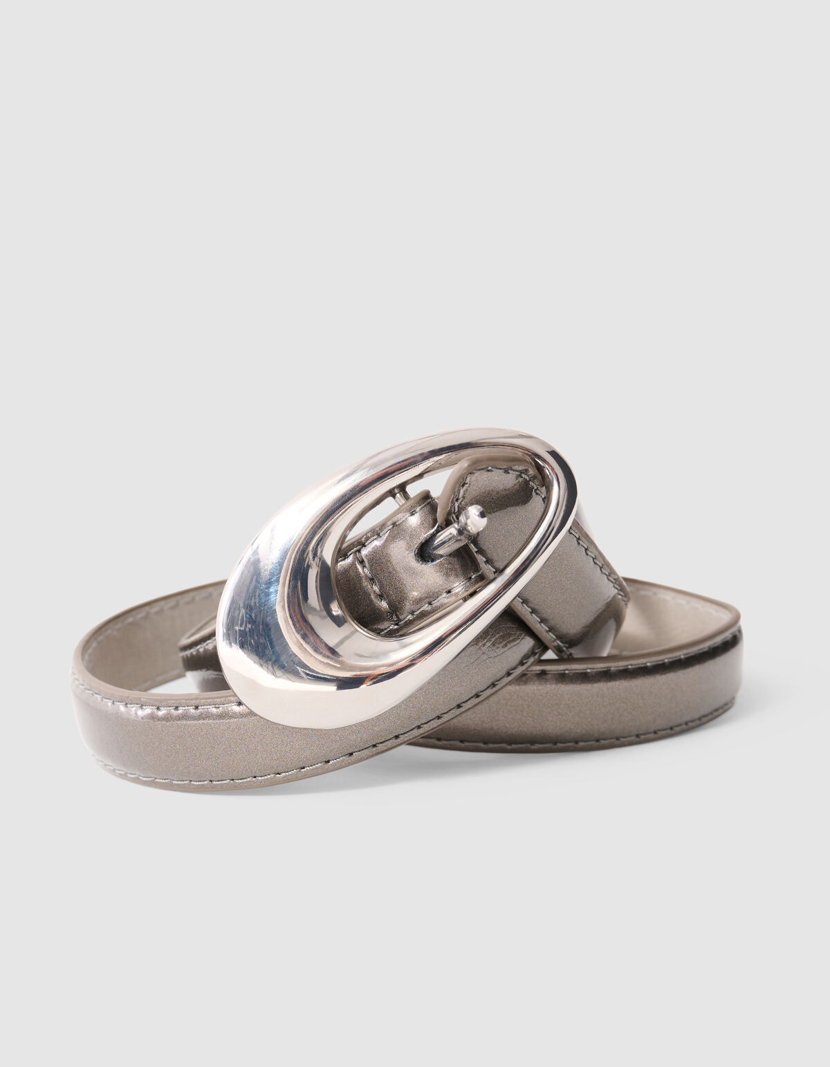 Lak Riem Donkergrijs SHOEBY ACCESSOIRES