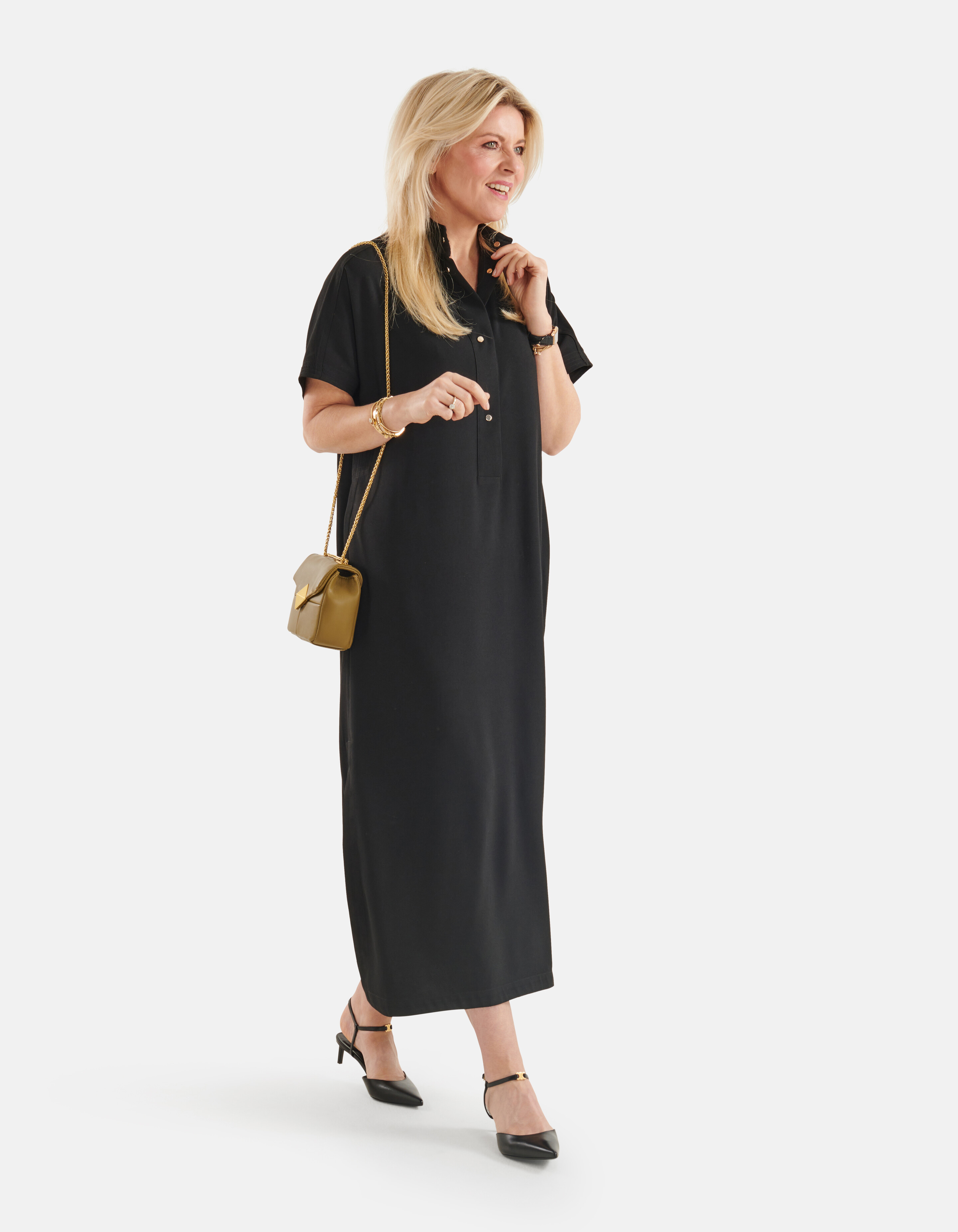 Kaftan Jurk Zwart By Lonneke SHOEBY WOMEN