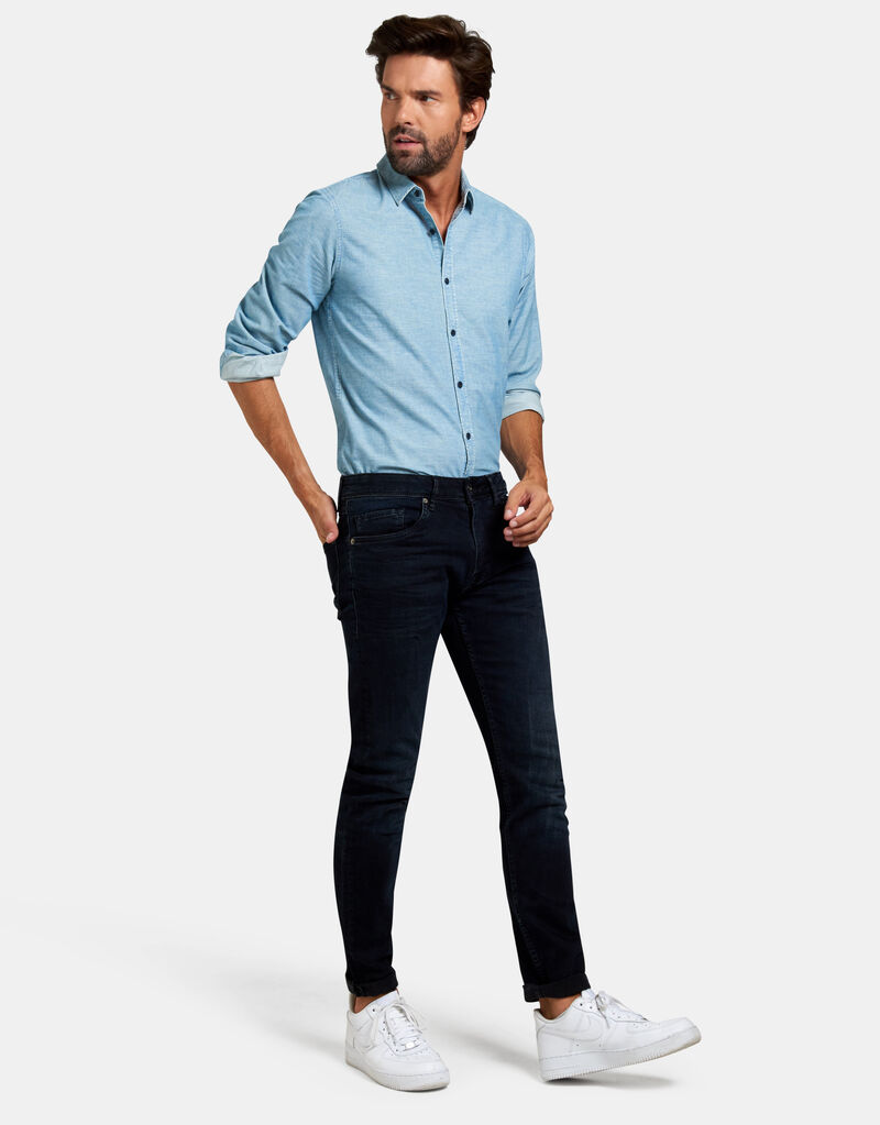 Lucas Slim Blue/Black Jeans L34